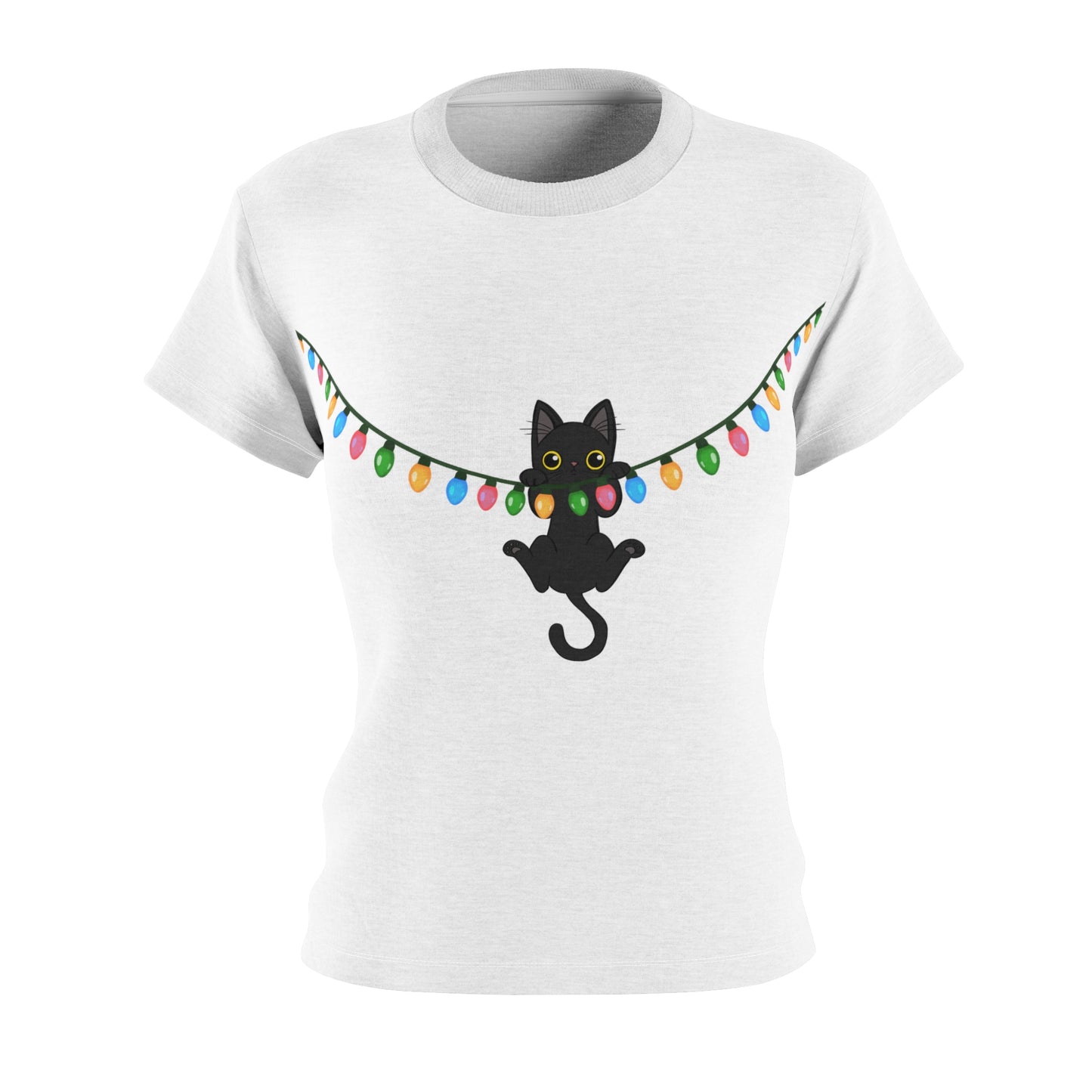 Meow Christmas - Women's Cut & Sew Tee (AOP)