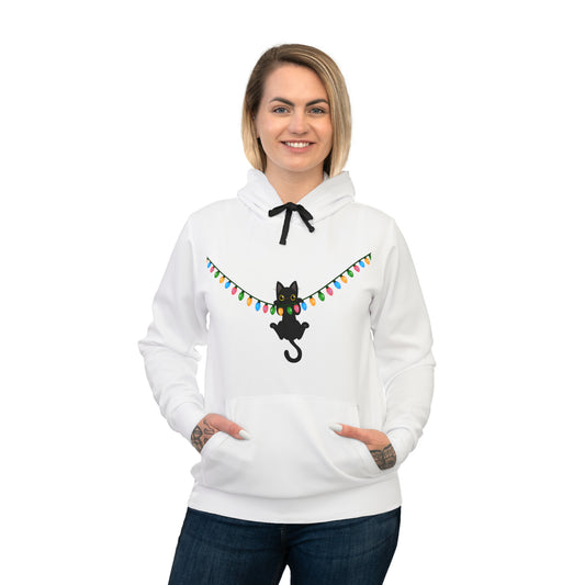 Meow Christmas - Athletic Hoodie (AOP)