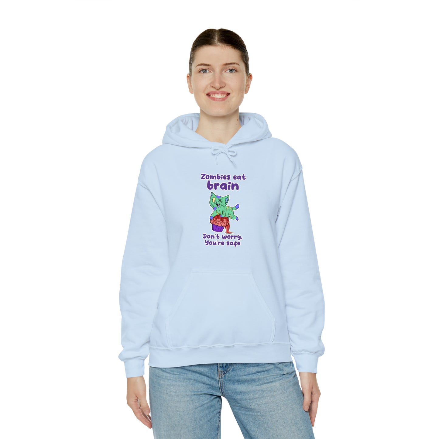 Zombie Cat - Unisex Heavy Blend™ Hooded Sweatshirt