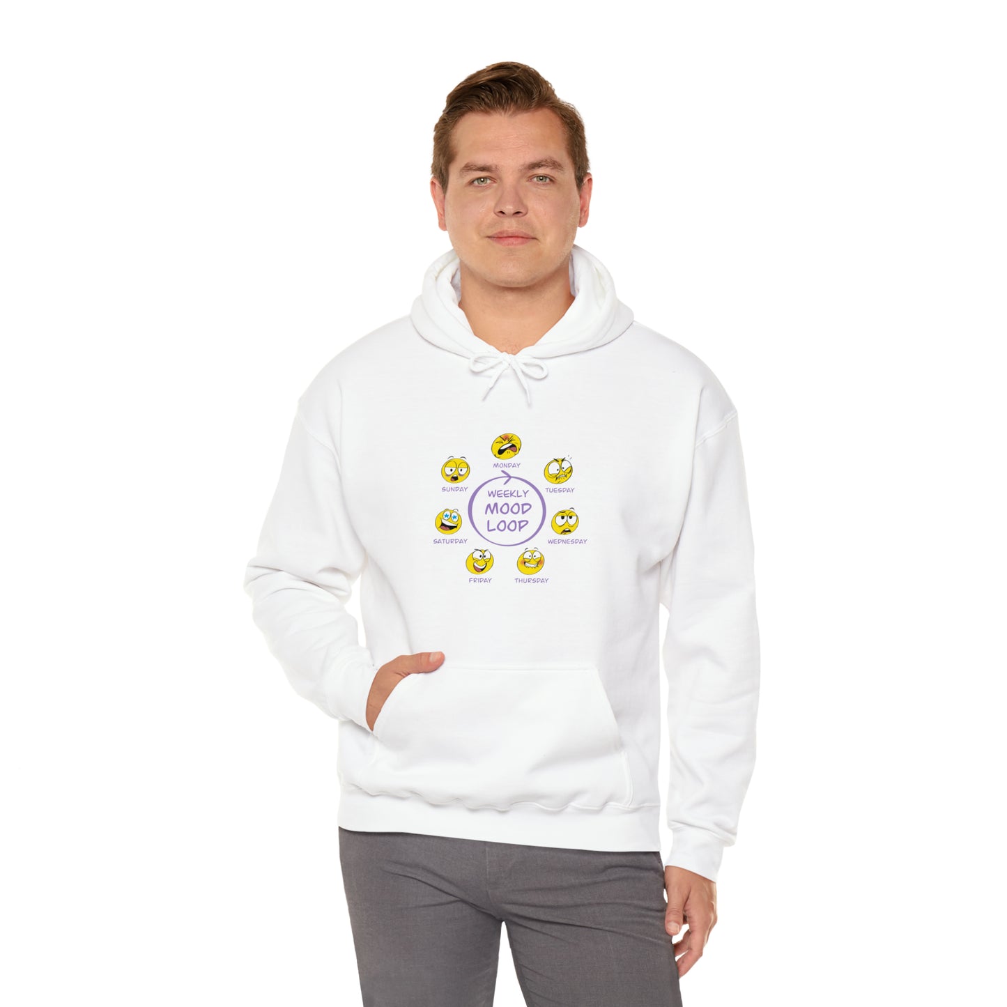 Weekly Mood Loop - Unisex Heavy Blend™ Hooded Sweatshirt