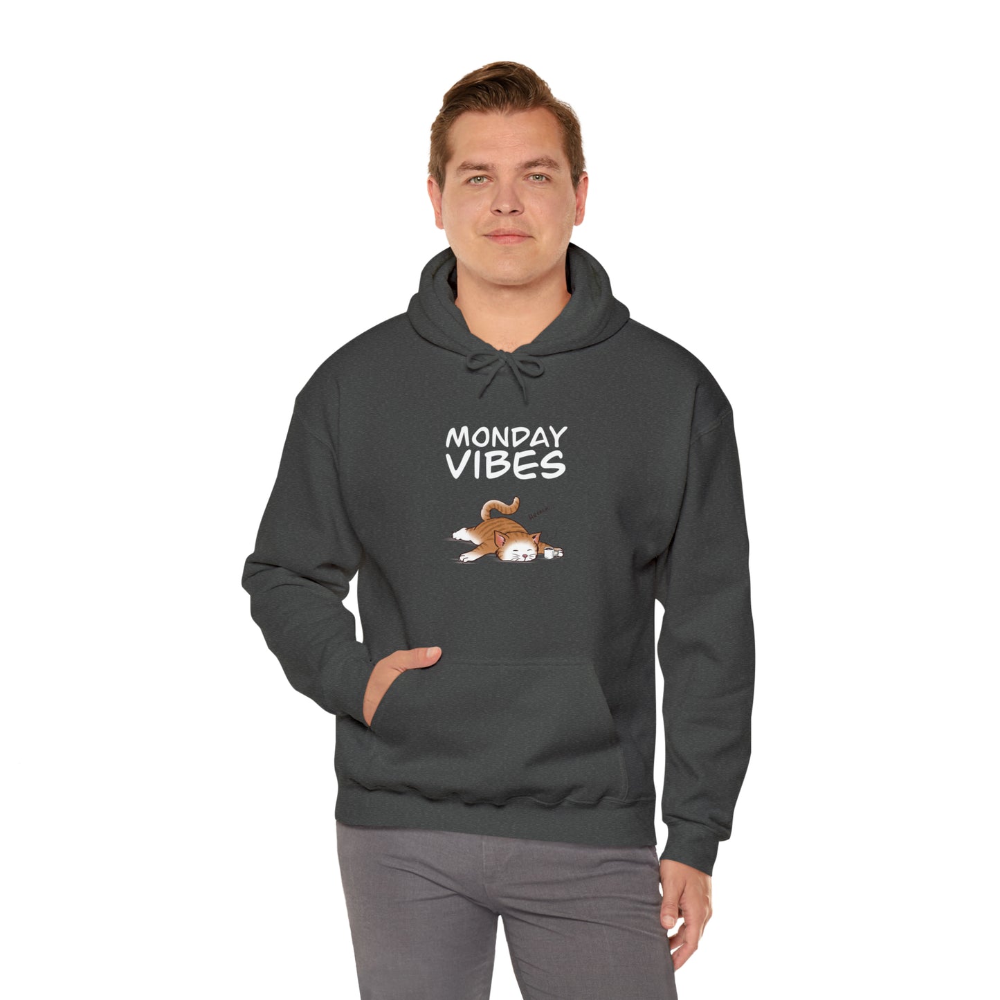 Monday Vibes - Unisex Heavy Blend™ Hooded Sweatshirt