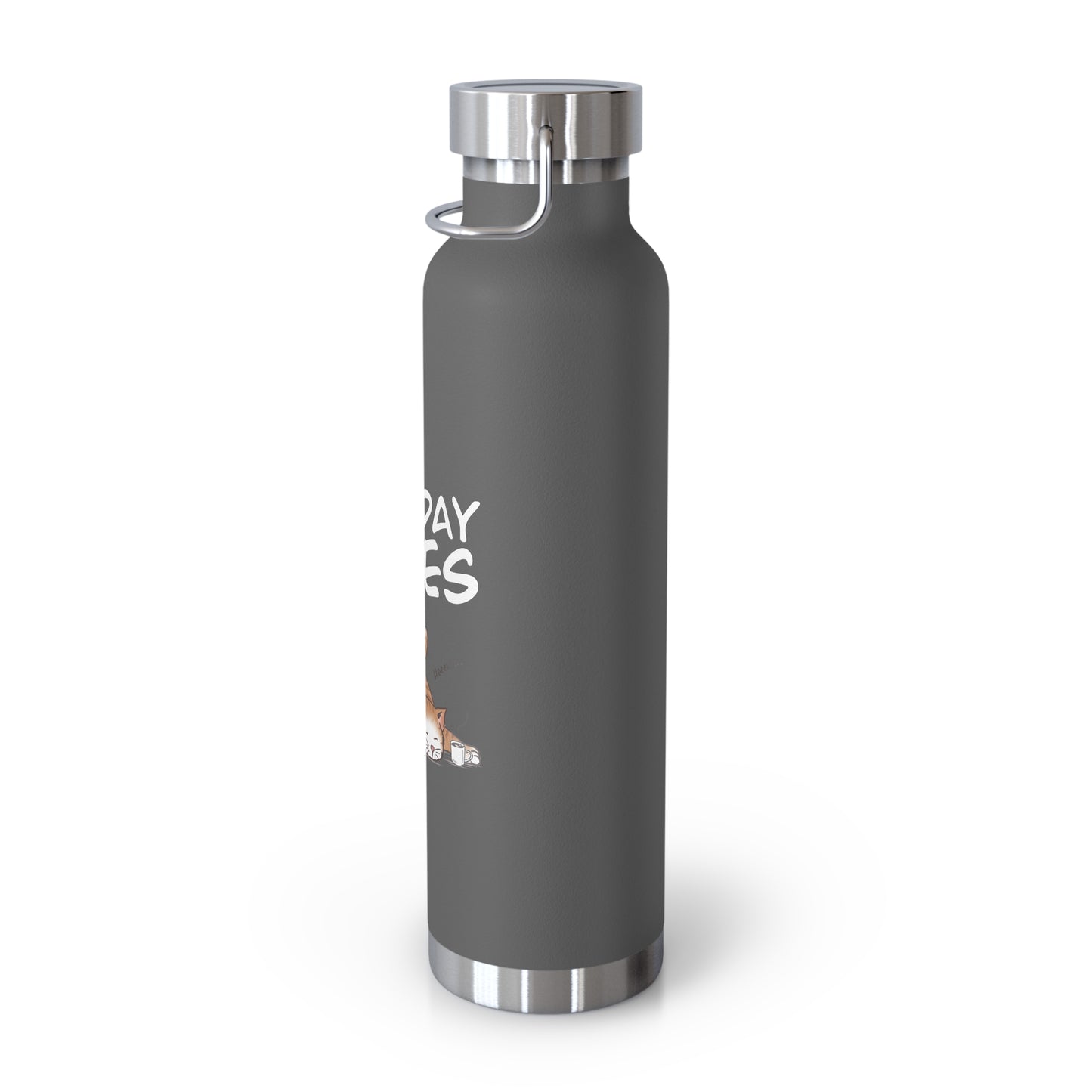 Monday Vibes - Copper Vacuum Insulated Bottle, 22oz