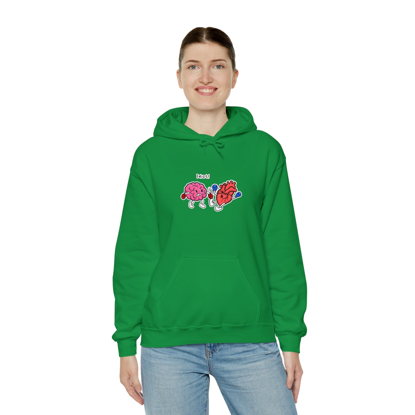 Brain x Heart - Unisex Heavy Blend™ Hooded Sweatshirt