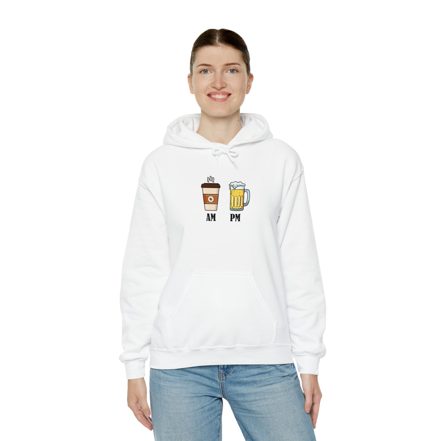 AM/PM - Unisex Heavy Blend™ Hooded Sweatshirt