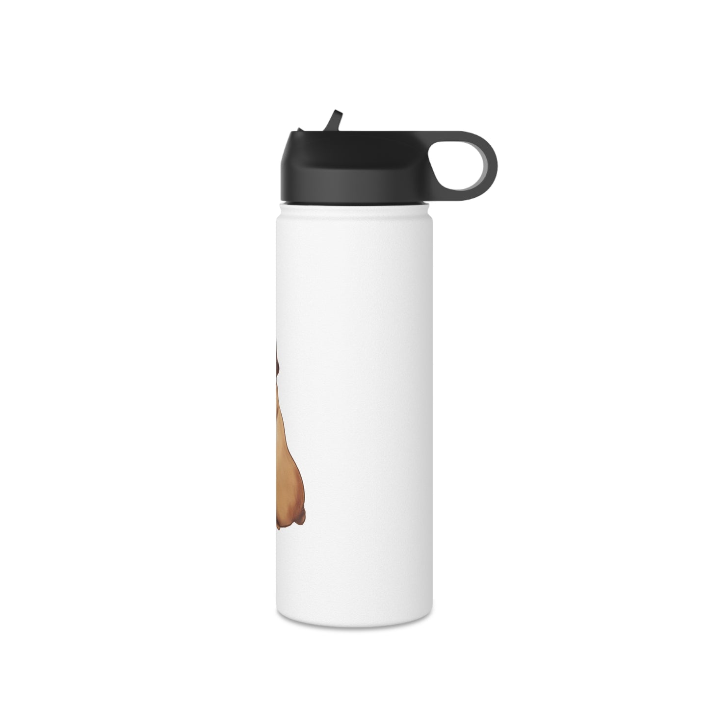 Pug - Stainless Steel Water Bottle, Standard Lid