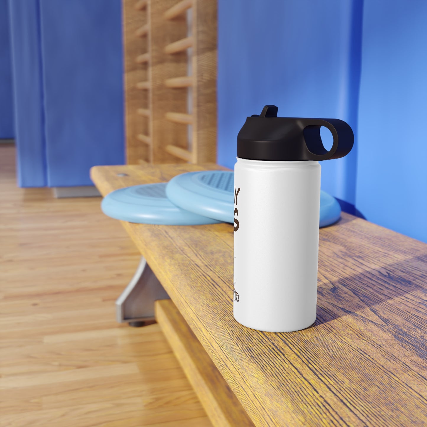 Monday Vibes - Stainless Steel Water Bottle, Standard Lid