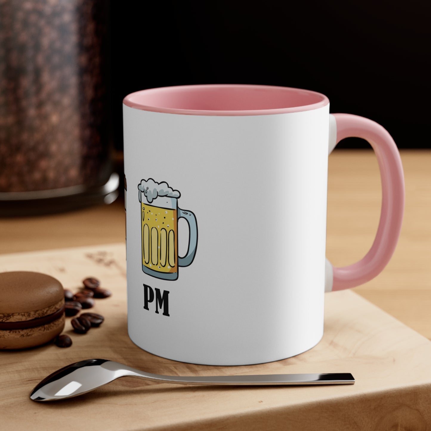 AM/PM - Accent Coffee Mug, 11oz