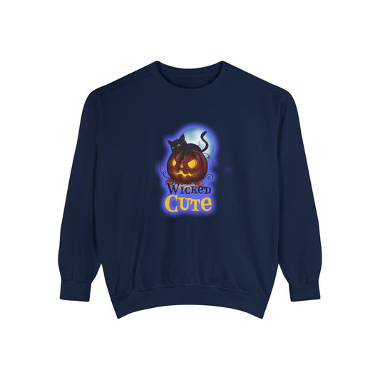 Wicked Cute - Unisex Garment-Dyed Sweatshirt