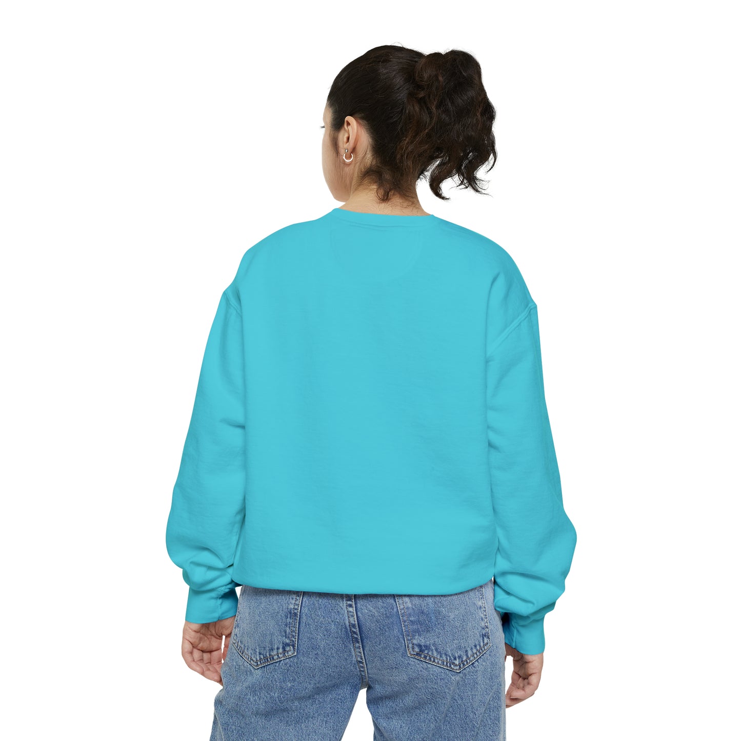 Flat Earth - Unisex Garment-Dyed Sweatshirt