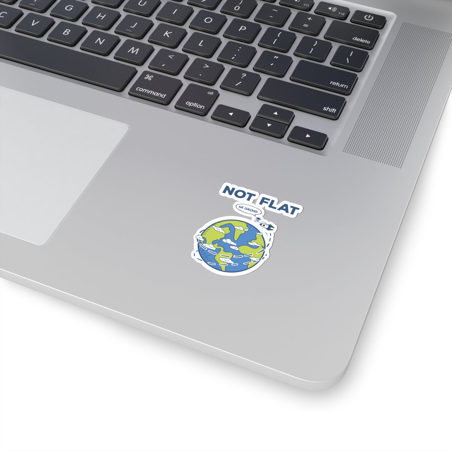 Flat Earth - Kiss-Cut Stickers