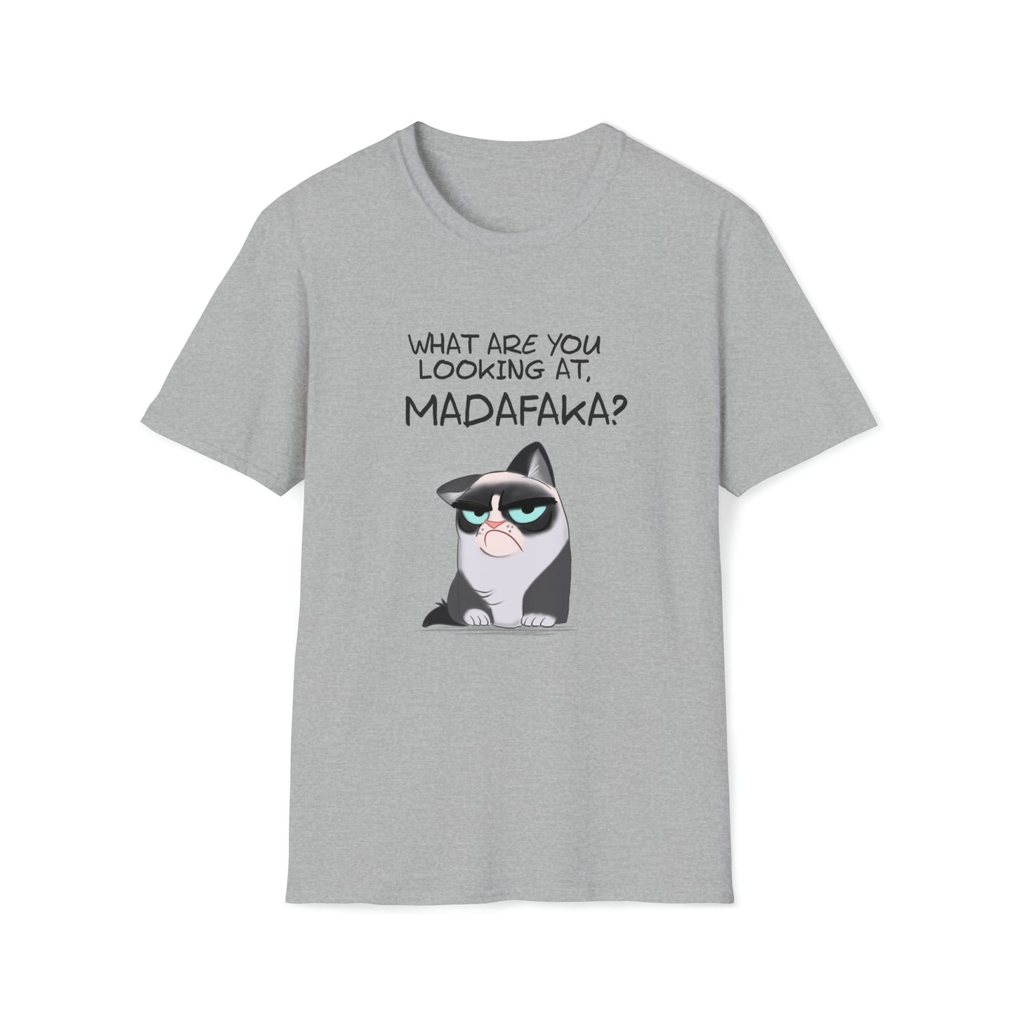 What you're looking at, Madafaka? - Unisex Softstyle T-Shirt