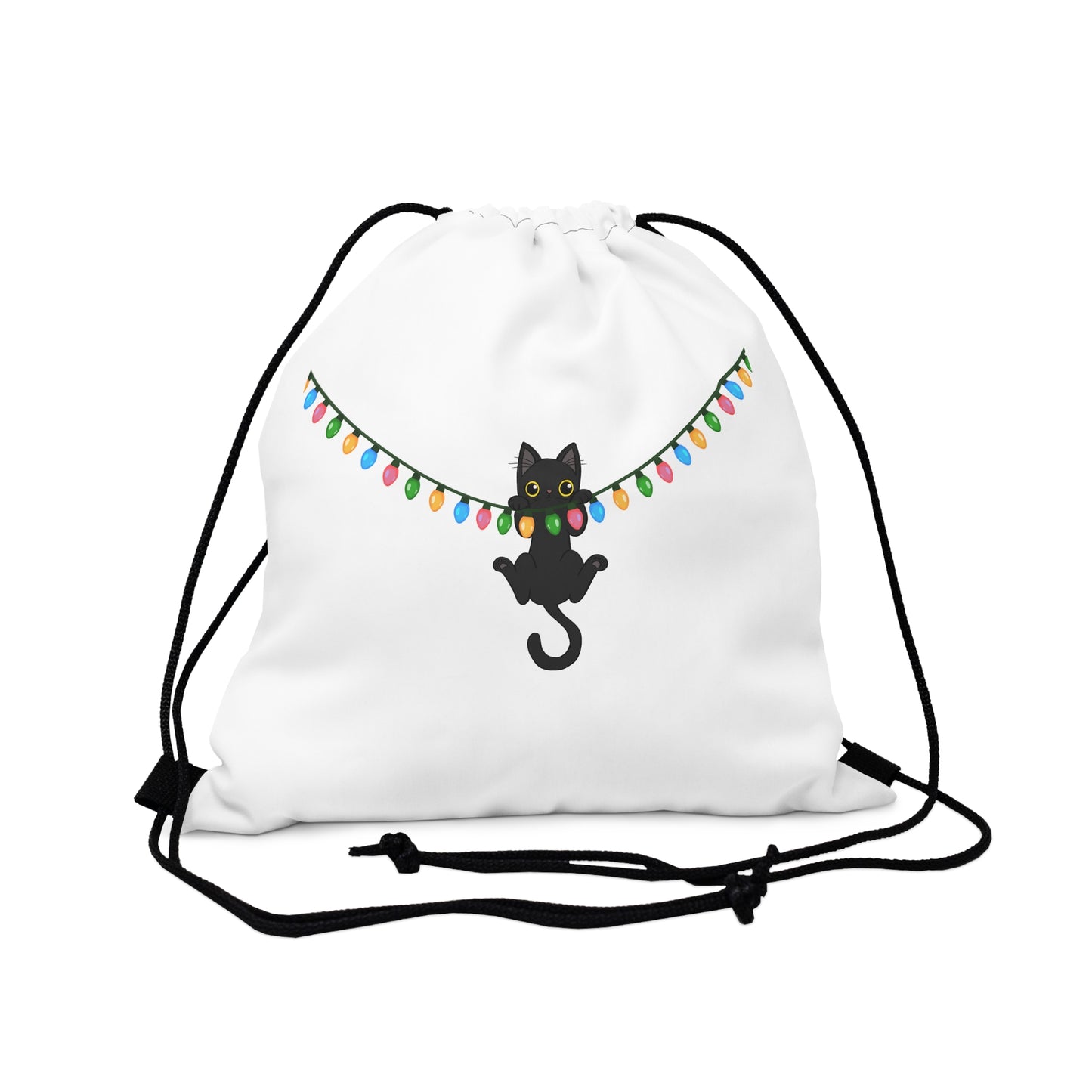 Meow Christmas - Outdoor Drawstring Bag