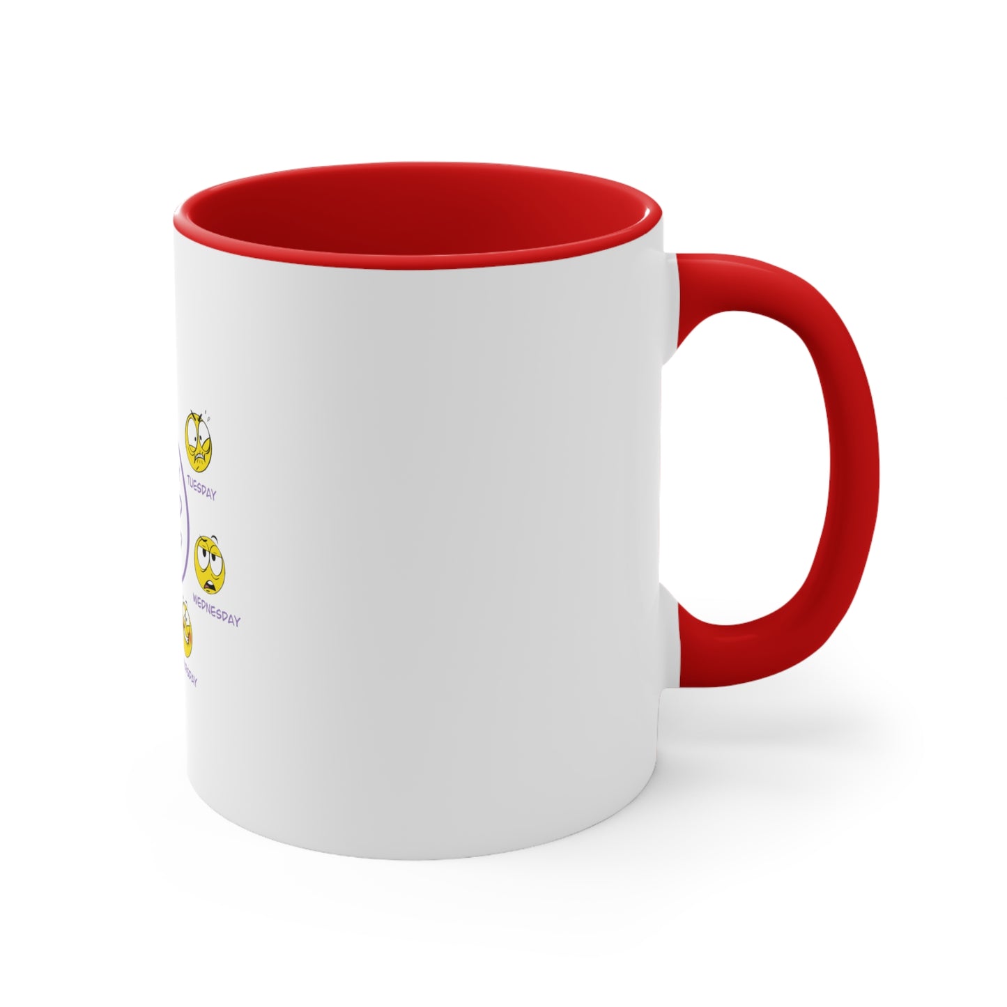 Weekly  Mood Loop - Accent Coffee Mug, 11oz