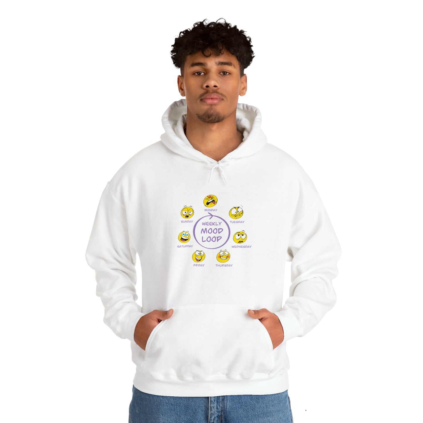 Weekly Mood Loop - Unisex Heavy Blend™ Hooded Sweatshirt