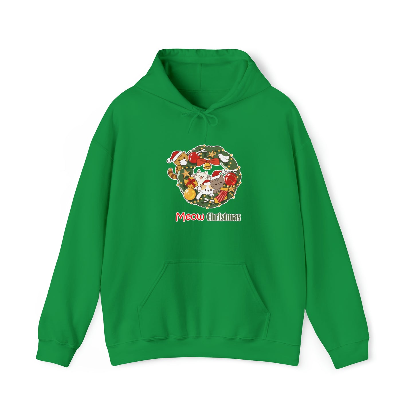 Meow Christmas - Unisex Heavy Blend™ Hooded Sweatshirt