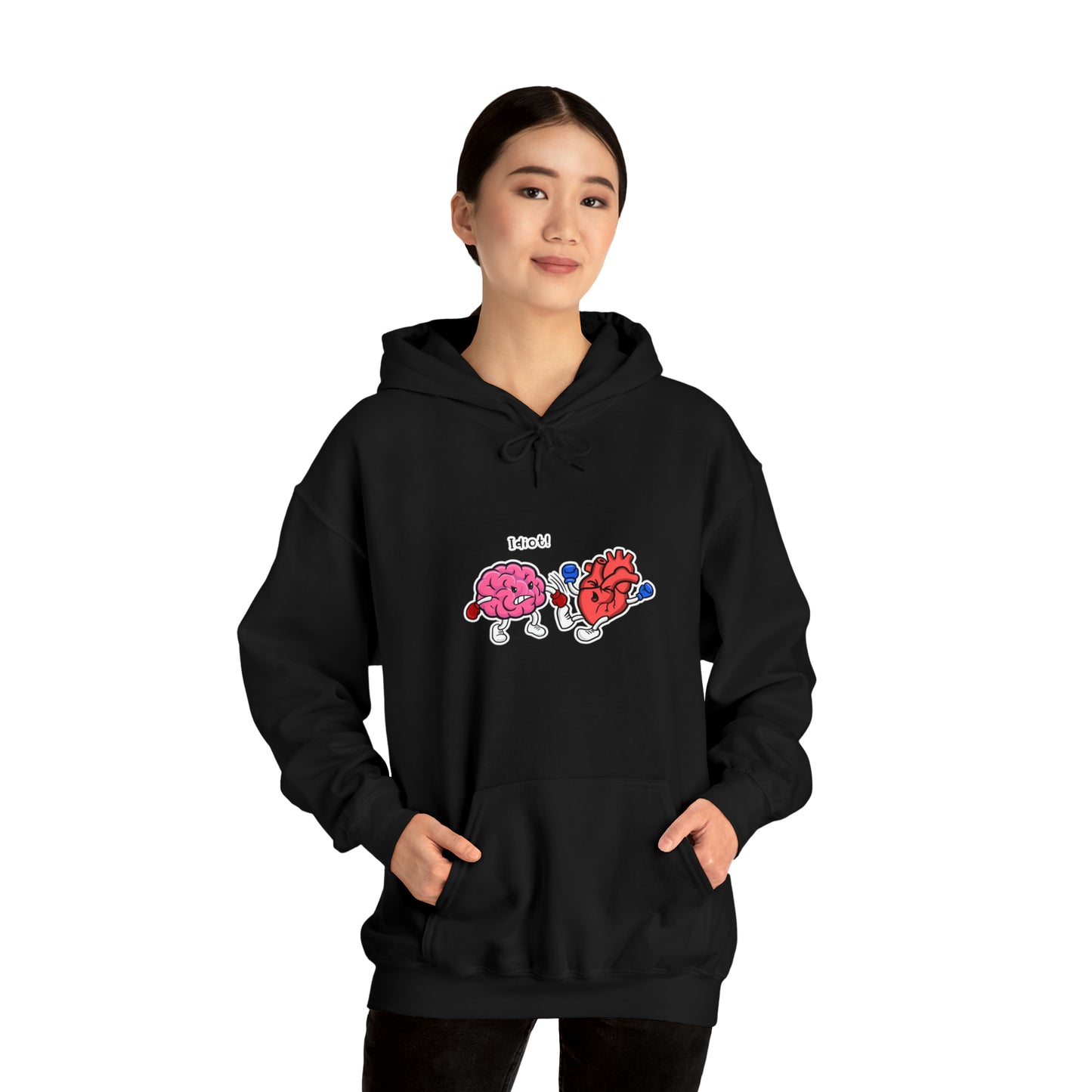 Brain x Heart - Unisex Heavy Blend™ Hooded Sweatshirt