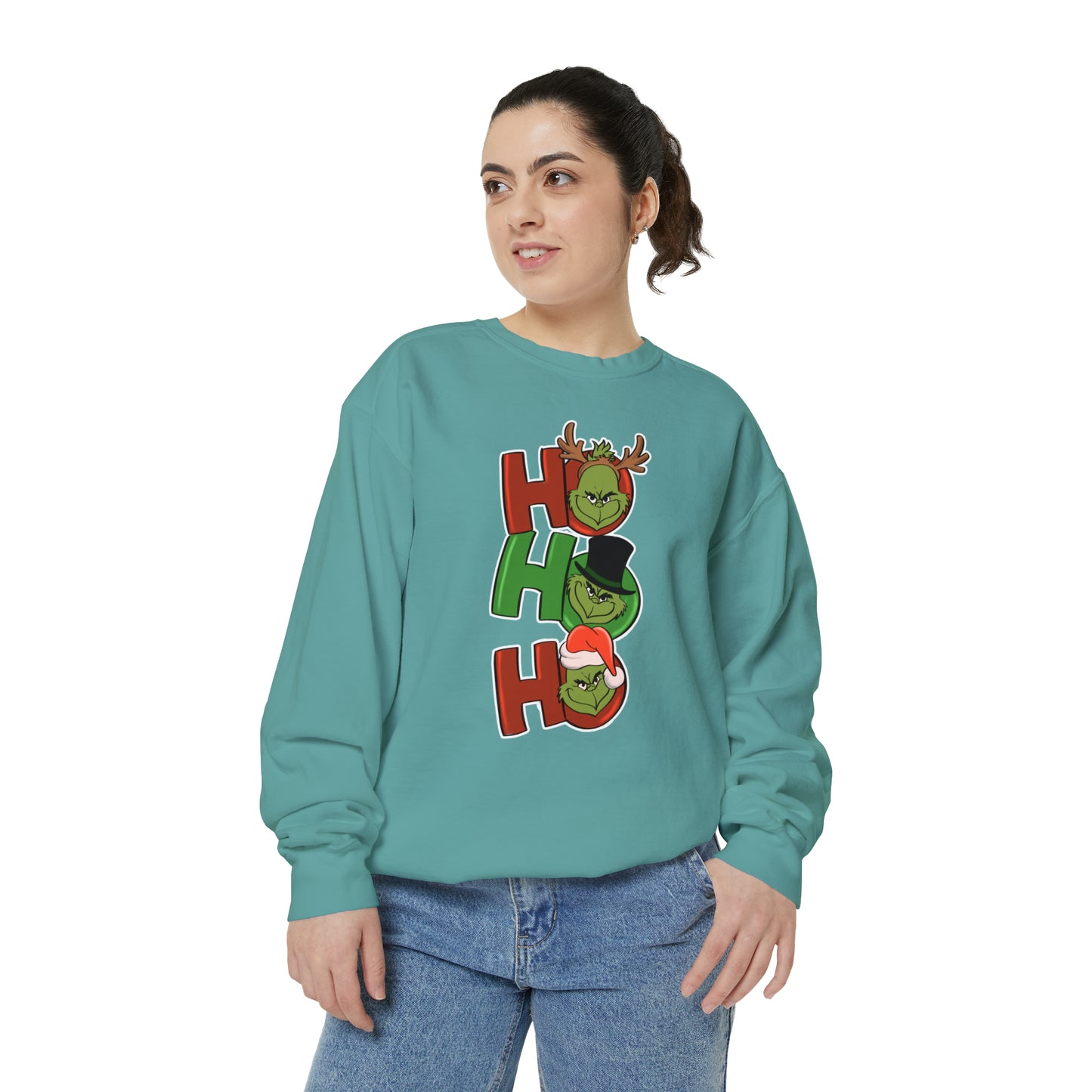 Grinch - Unisex Garment-Dyed Sweatshirt