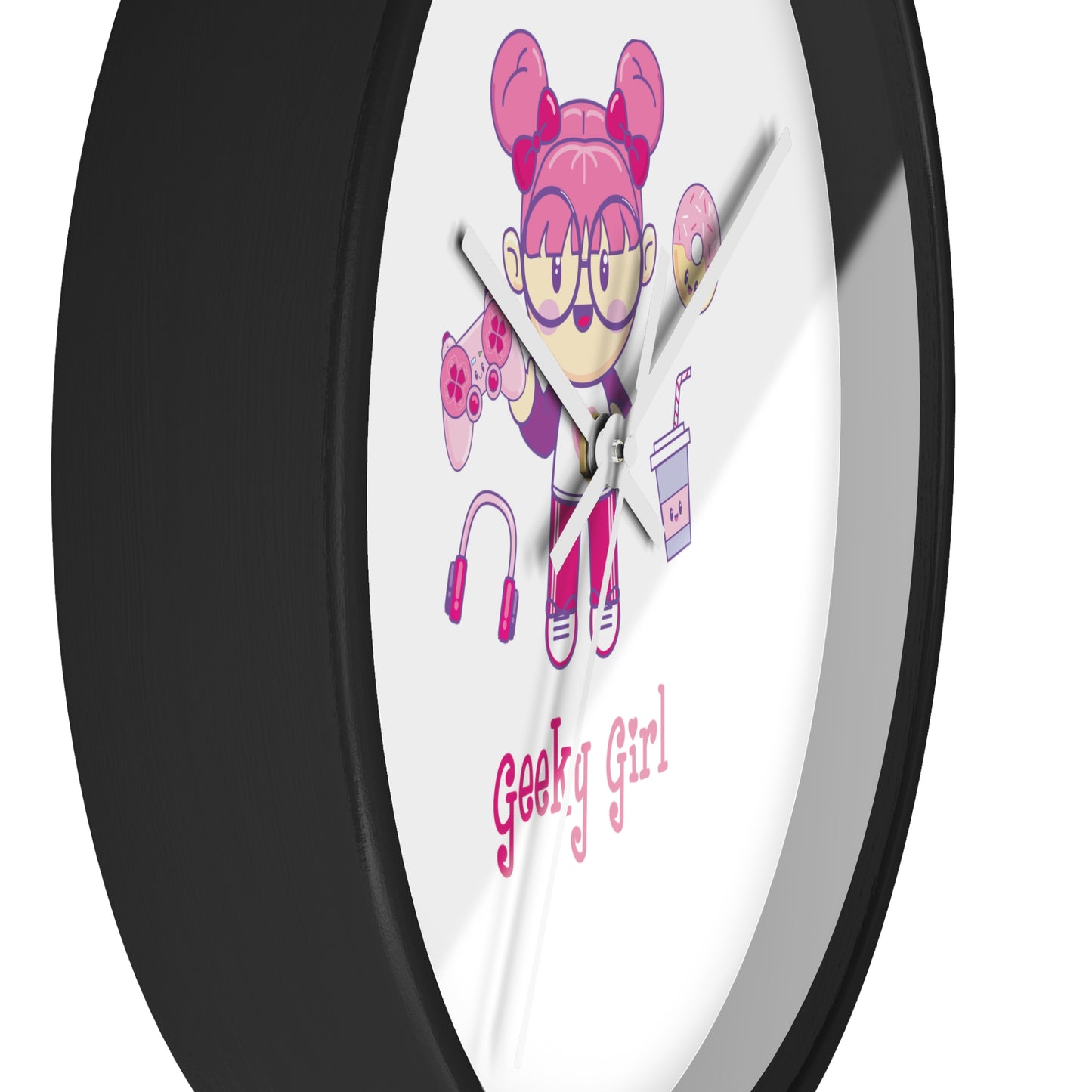 Geek Girl - Wall Clock