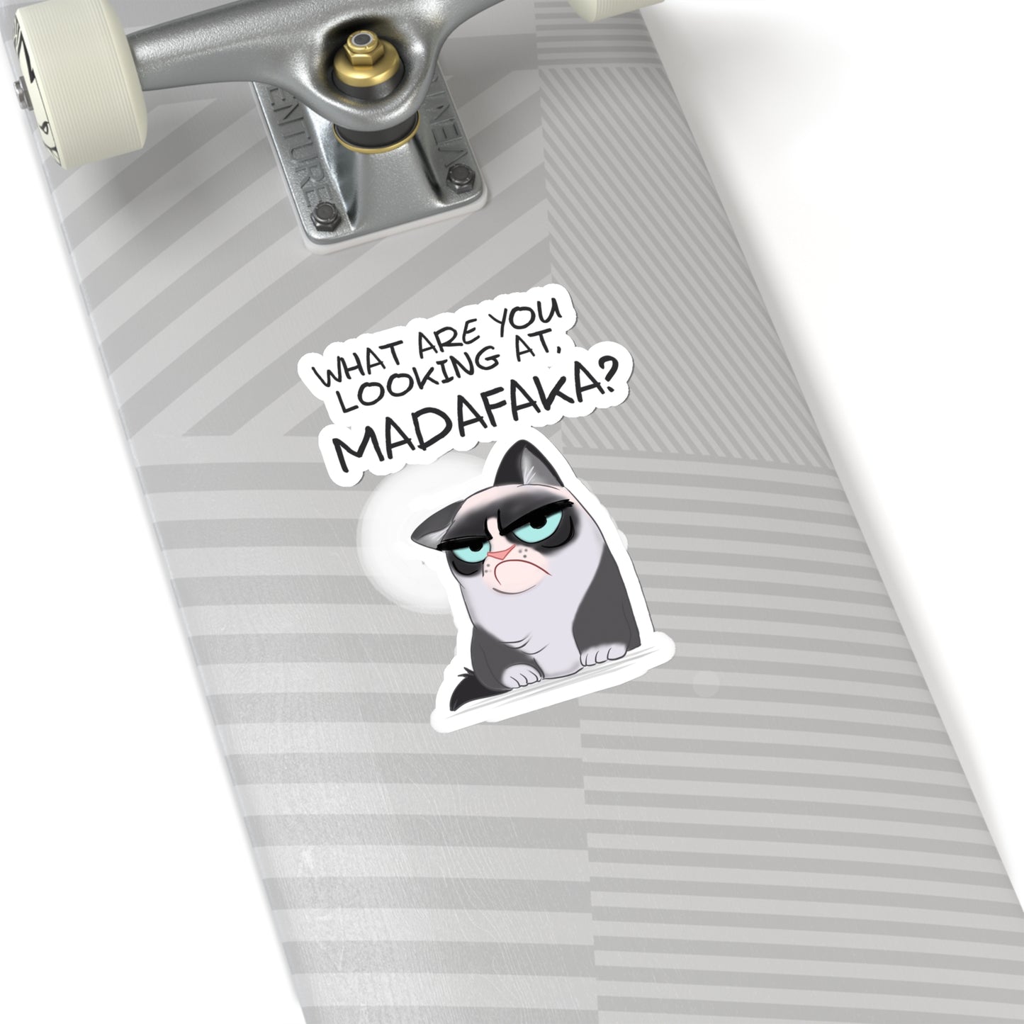 What you're looking at, Madafaka? - Kiss-Cut Stickers