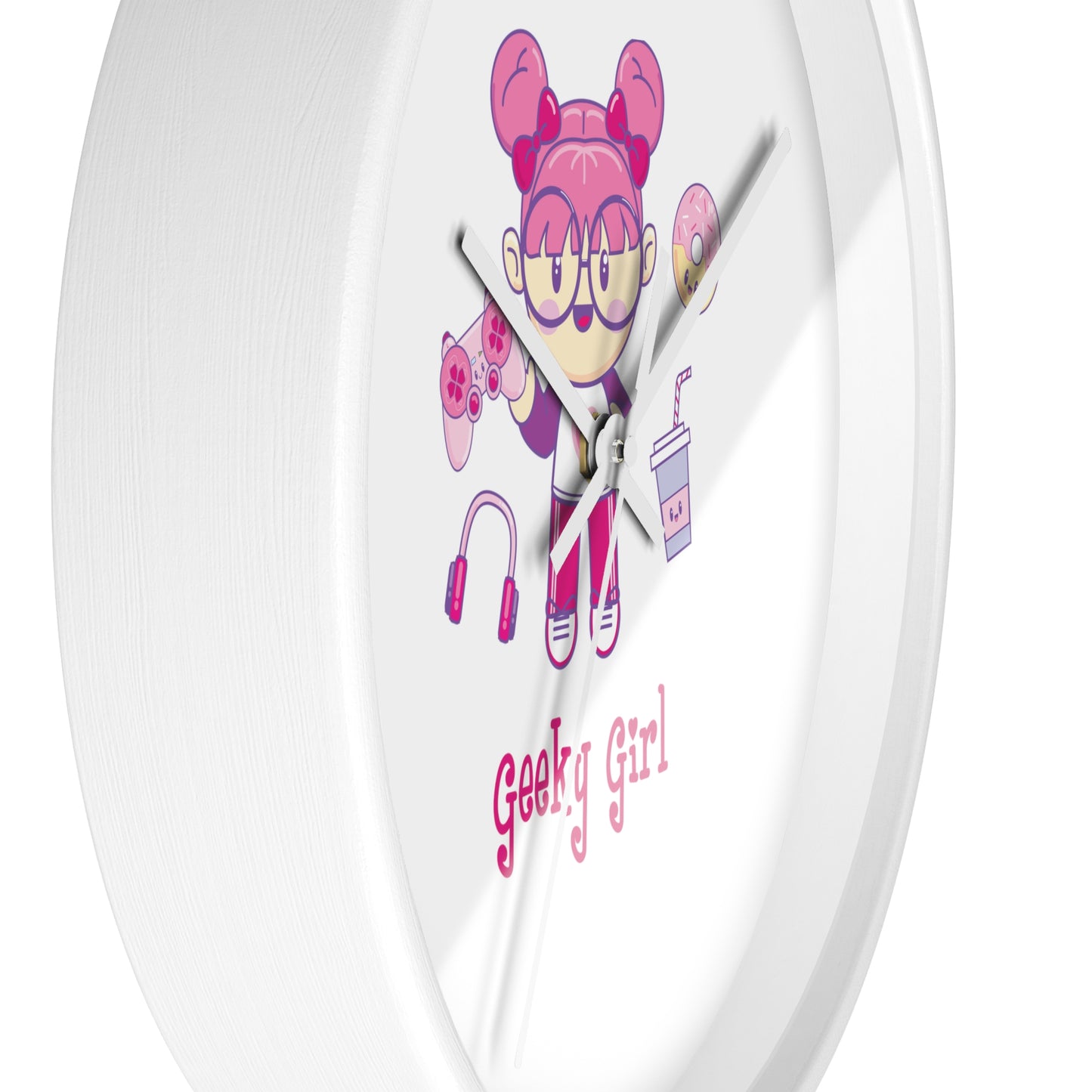 Geek Girl - Wall Clock