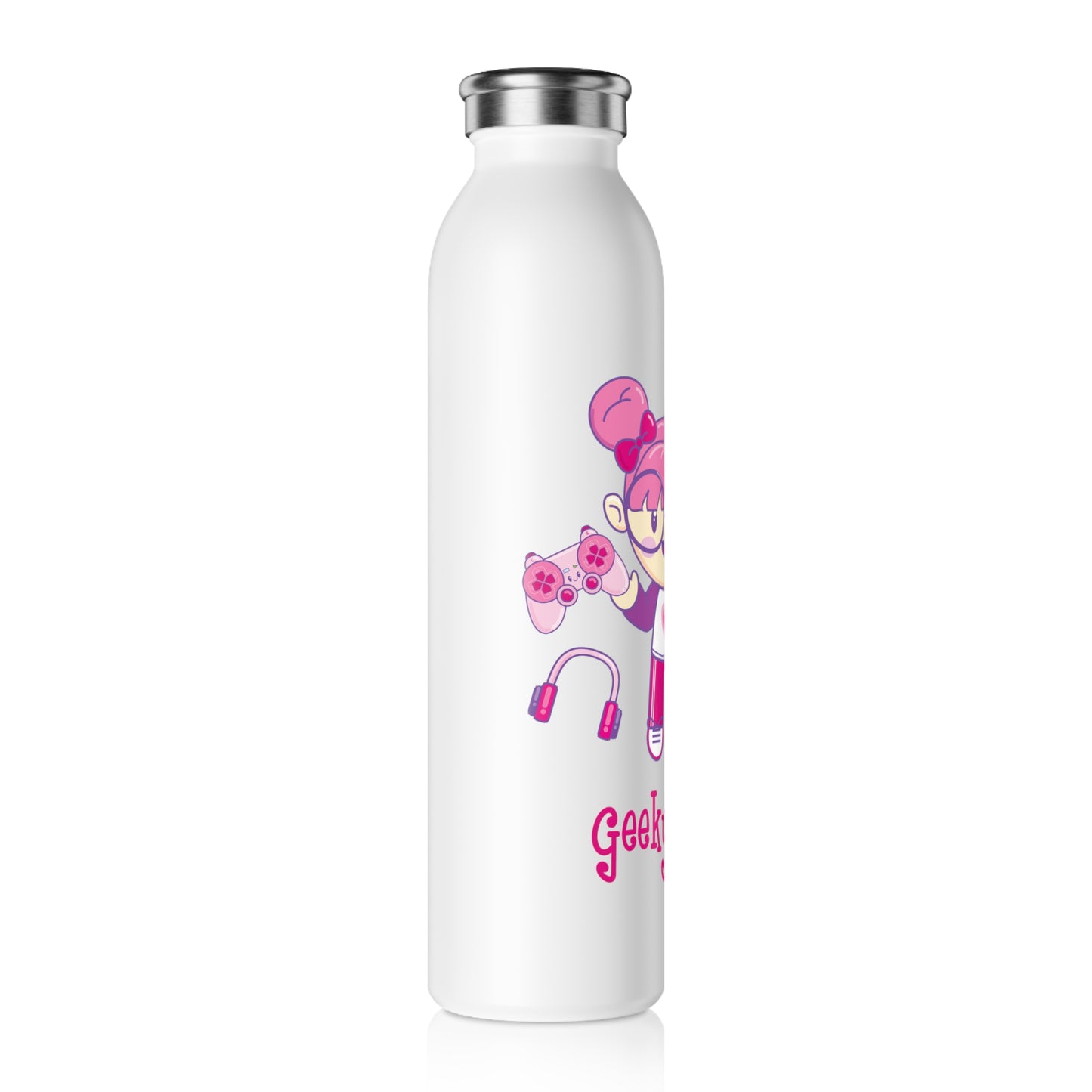 Geek Girl - Slim Water Bottle