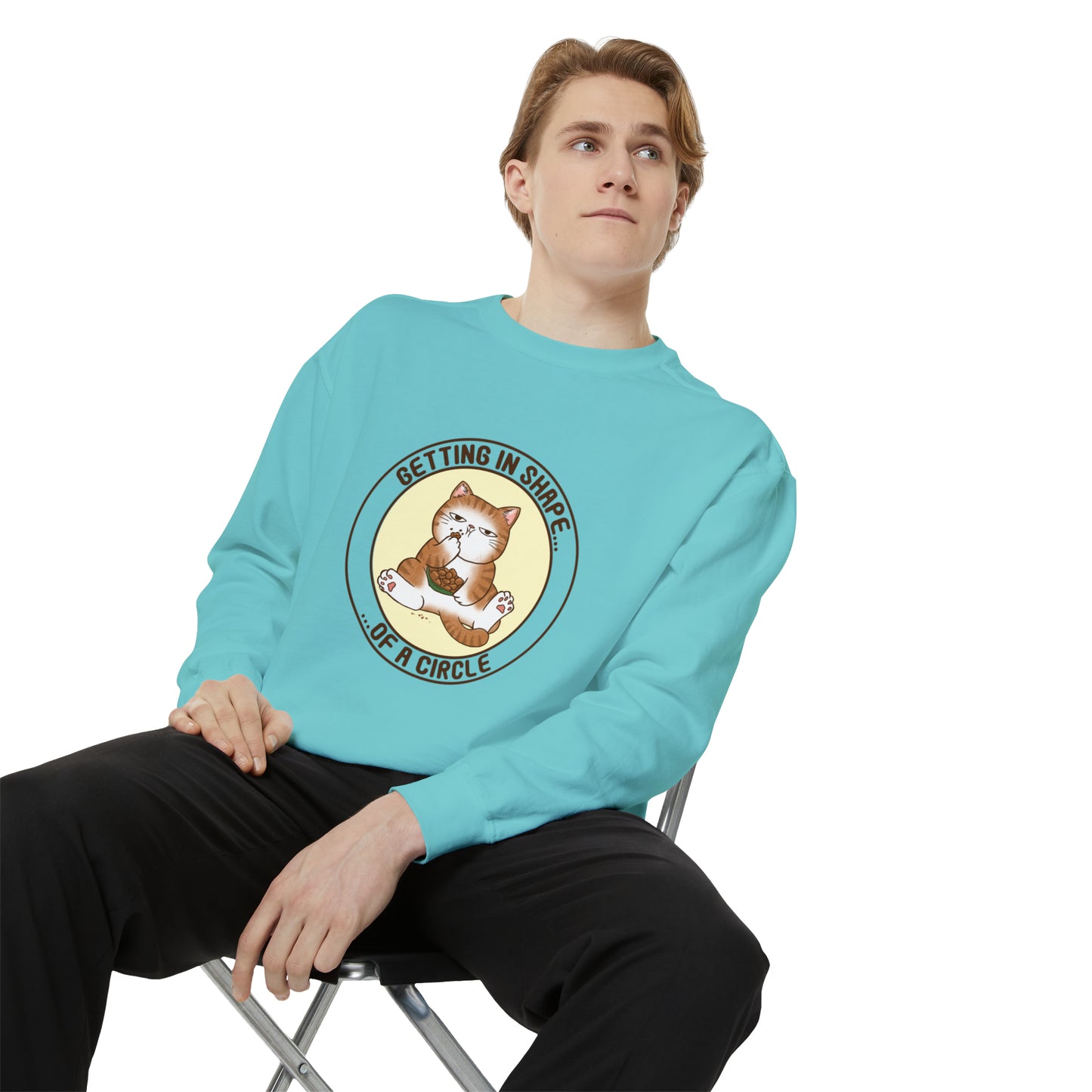 Getting in Shape - Unisex Garment-Dyed Sweatshirt