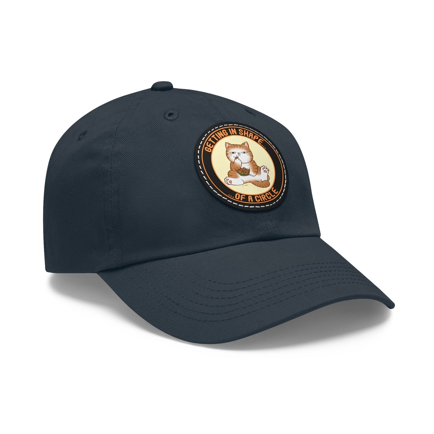 In Shape - Dad Hat with Leather Patch (Round)