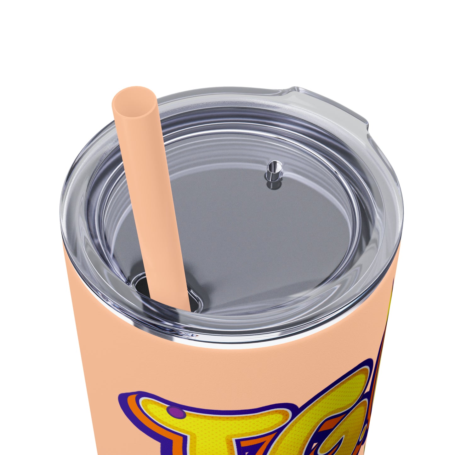 TGIF - Skinny Tumbler with Straw, 20oz