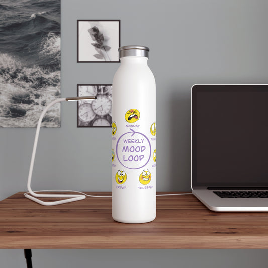 Mood Loop - Slim Water Bottle