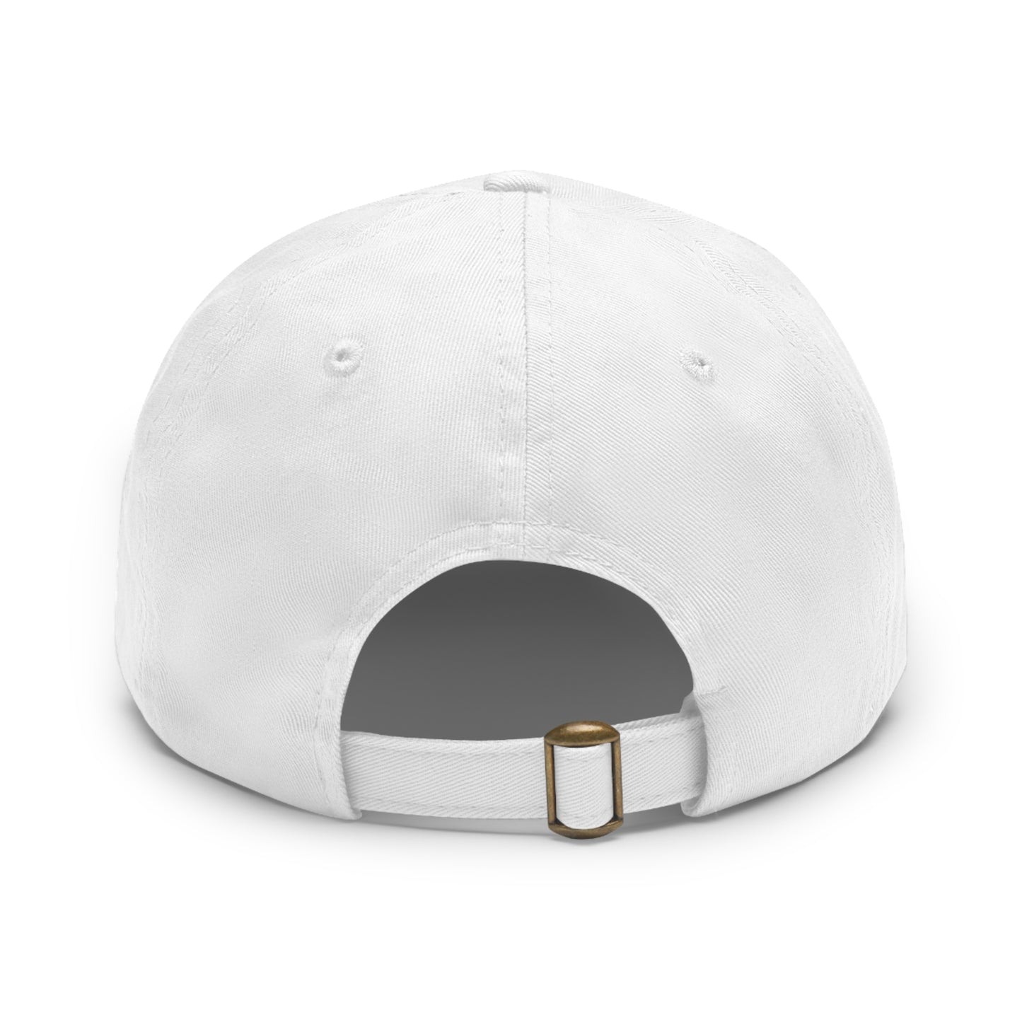 Pug - Dad Hat with Leather Patch (Round)