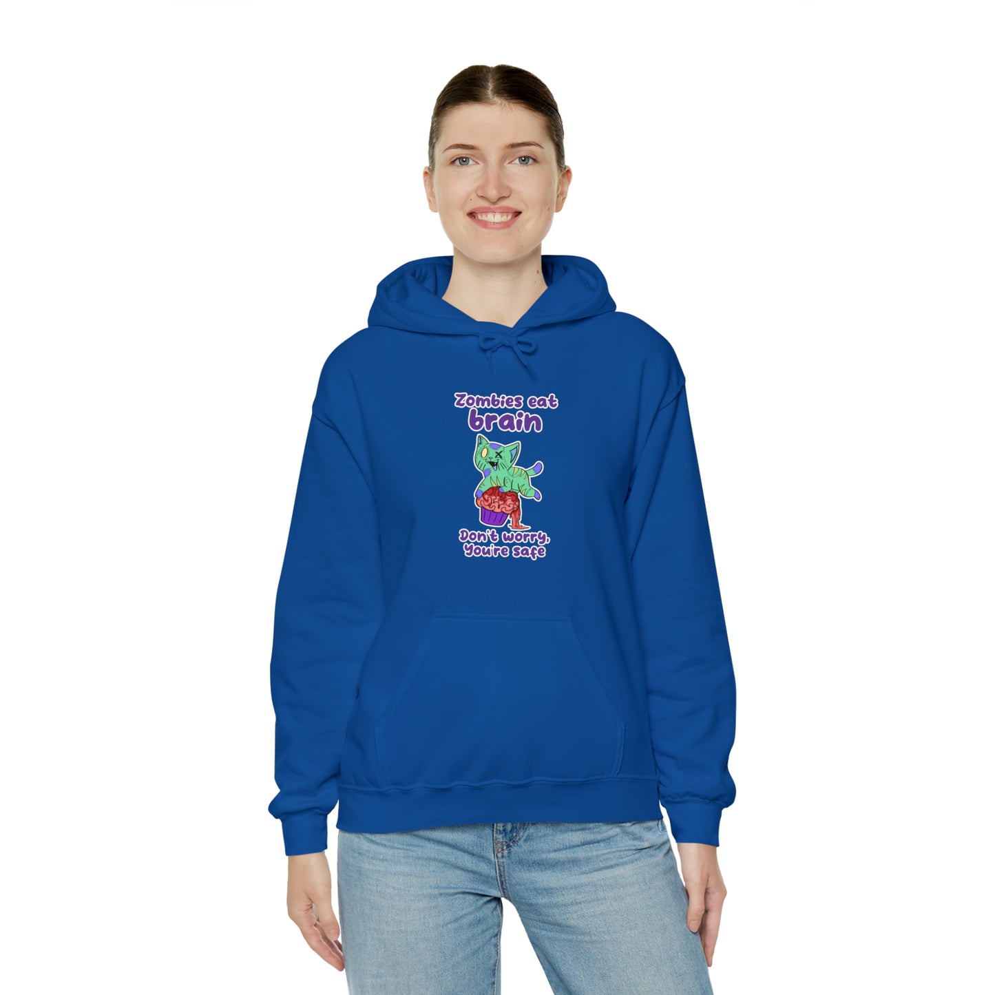 Zombie Cat - Unisex Heavy Blend™ Hooded Sweatshirt