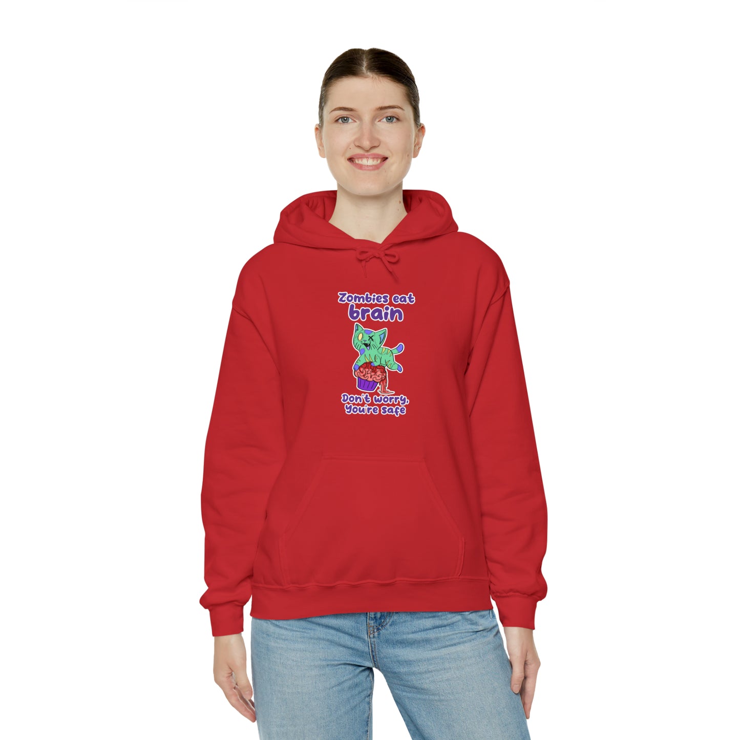 Zombie Cat - Unisex Heavy Blend™ Hooded Sweatshirt