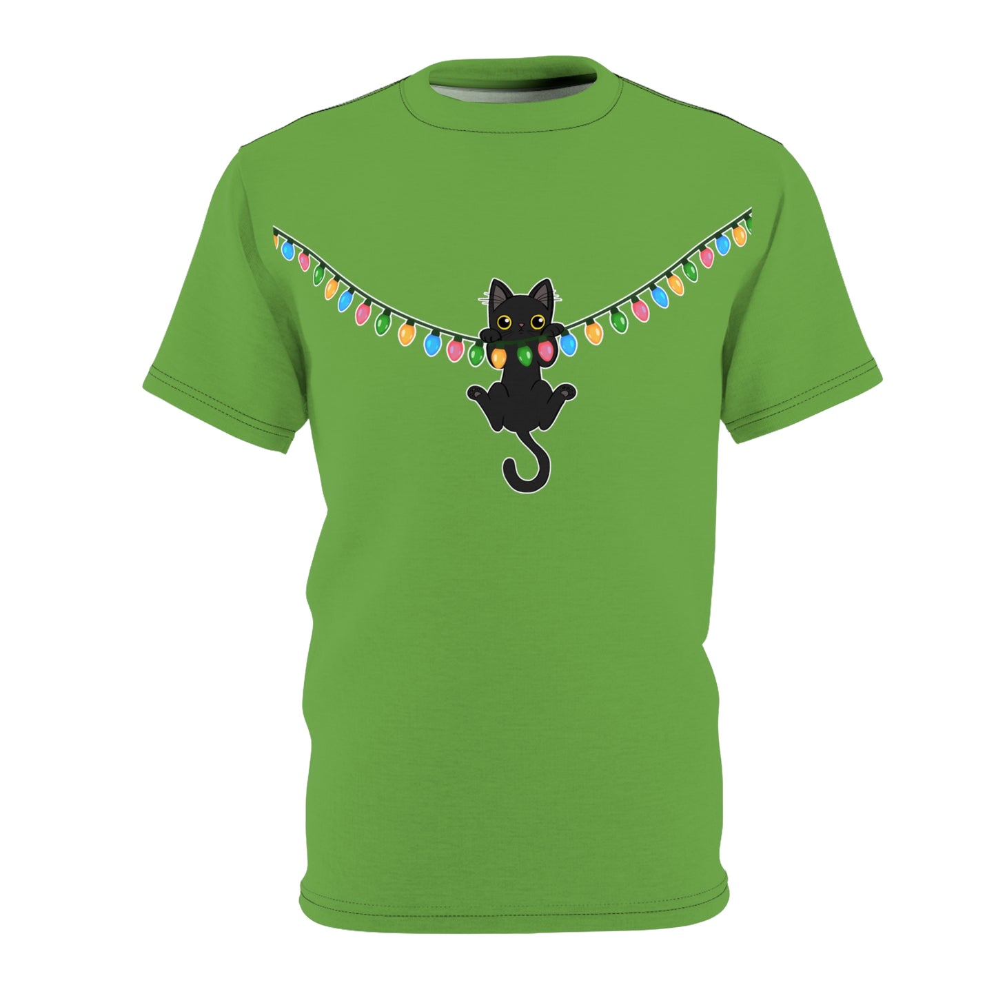 Meow Christmas - Unisex Cut & Sew Tee (AOP)