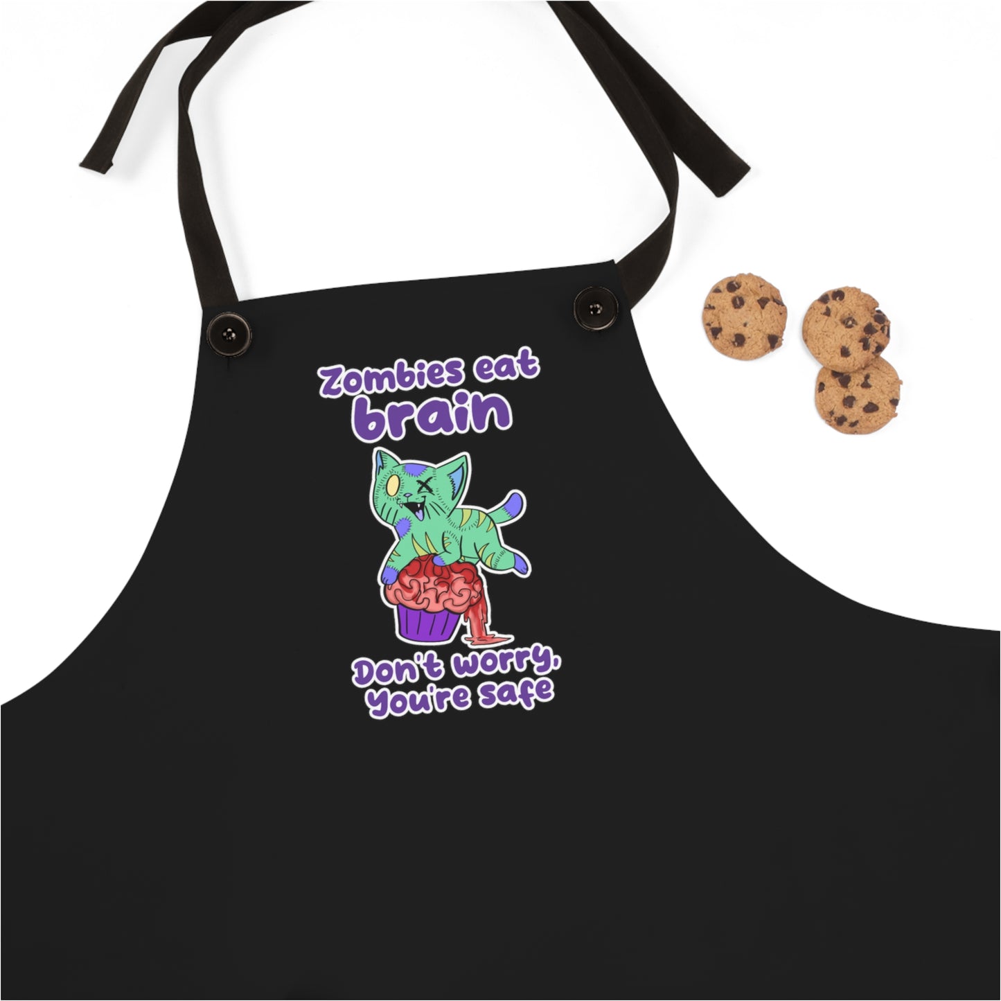 Zombie Cat - Apron (AOP)