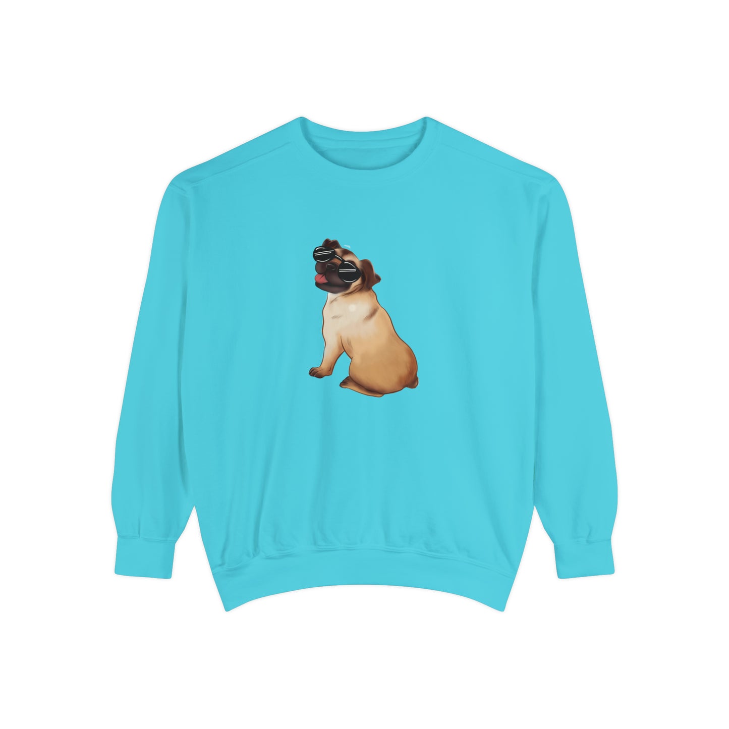 Pug - Unisex Garment-Dyed Sweatshirt