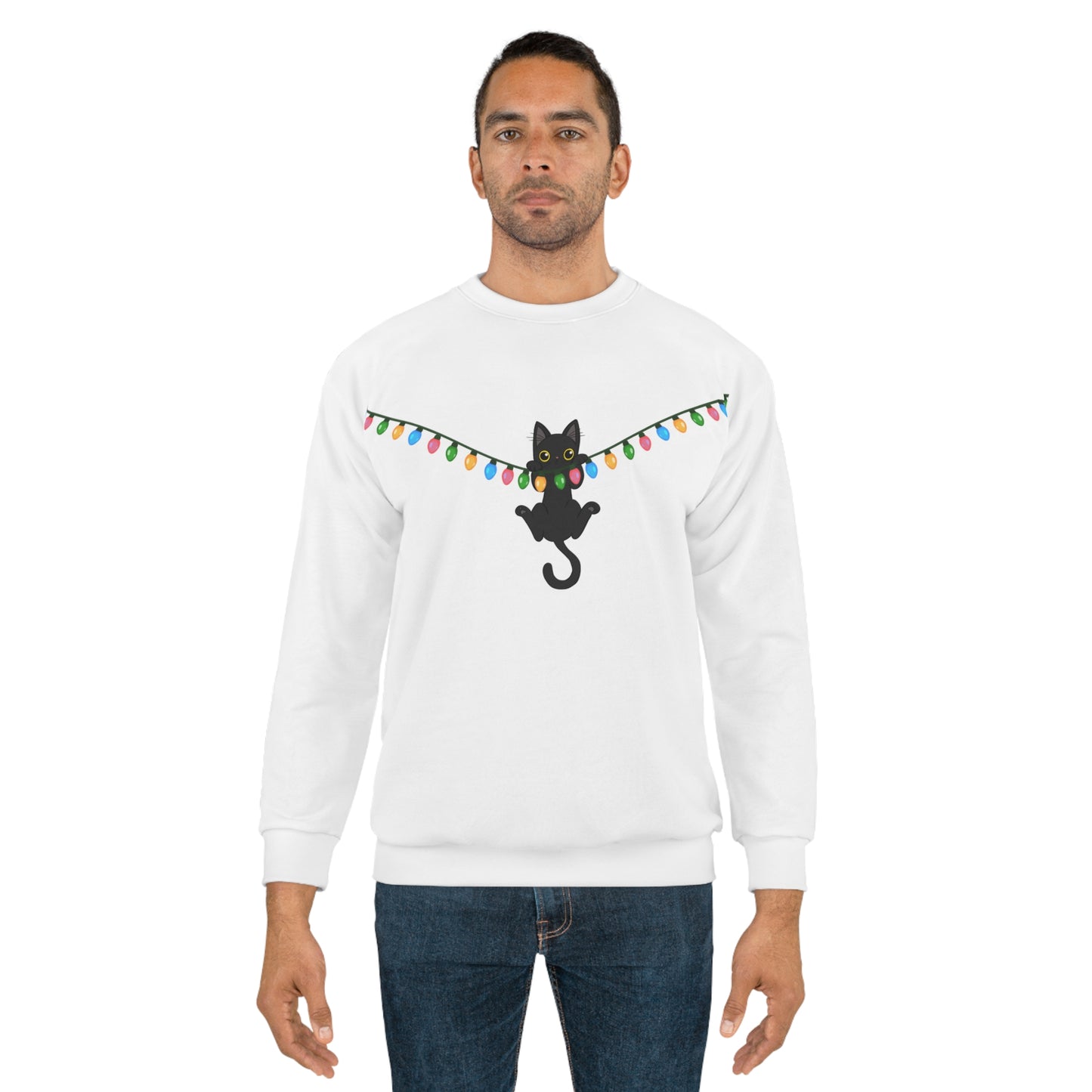 Meow Christmas - Unisex Sweatshirt (AOP)