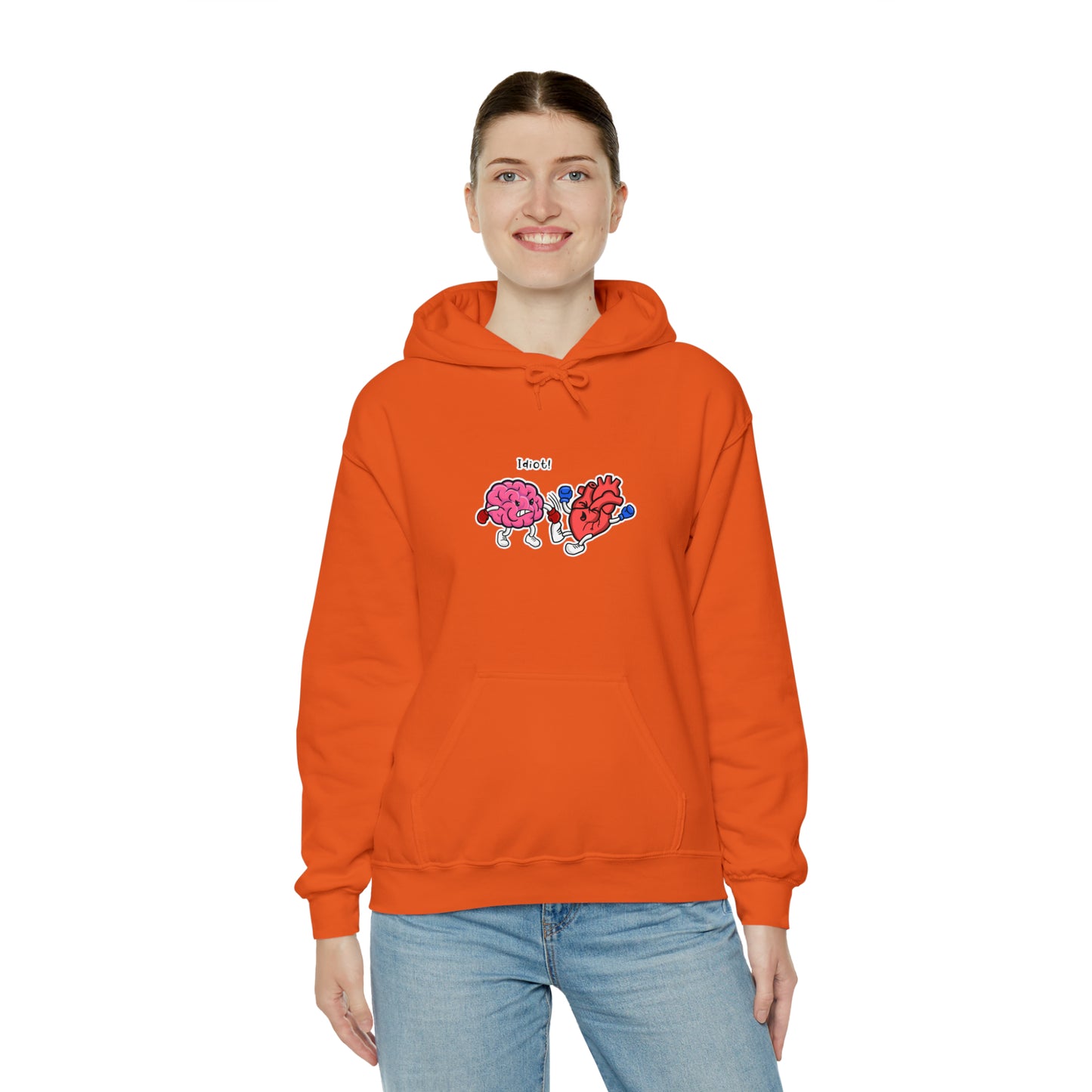 Brain x Heart - Unisex Heavy Blend™ Hooded Sweatshirt