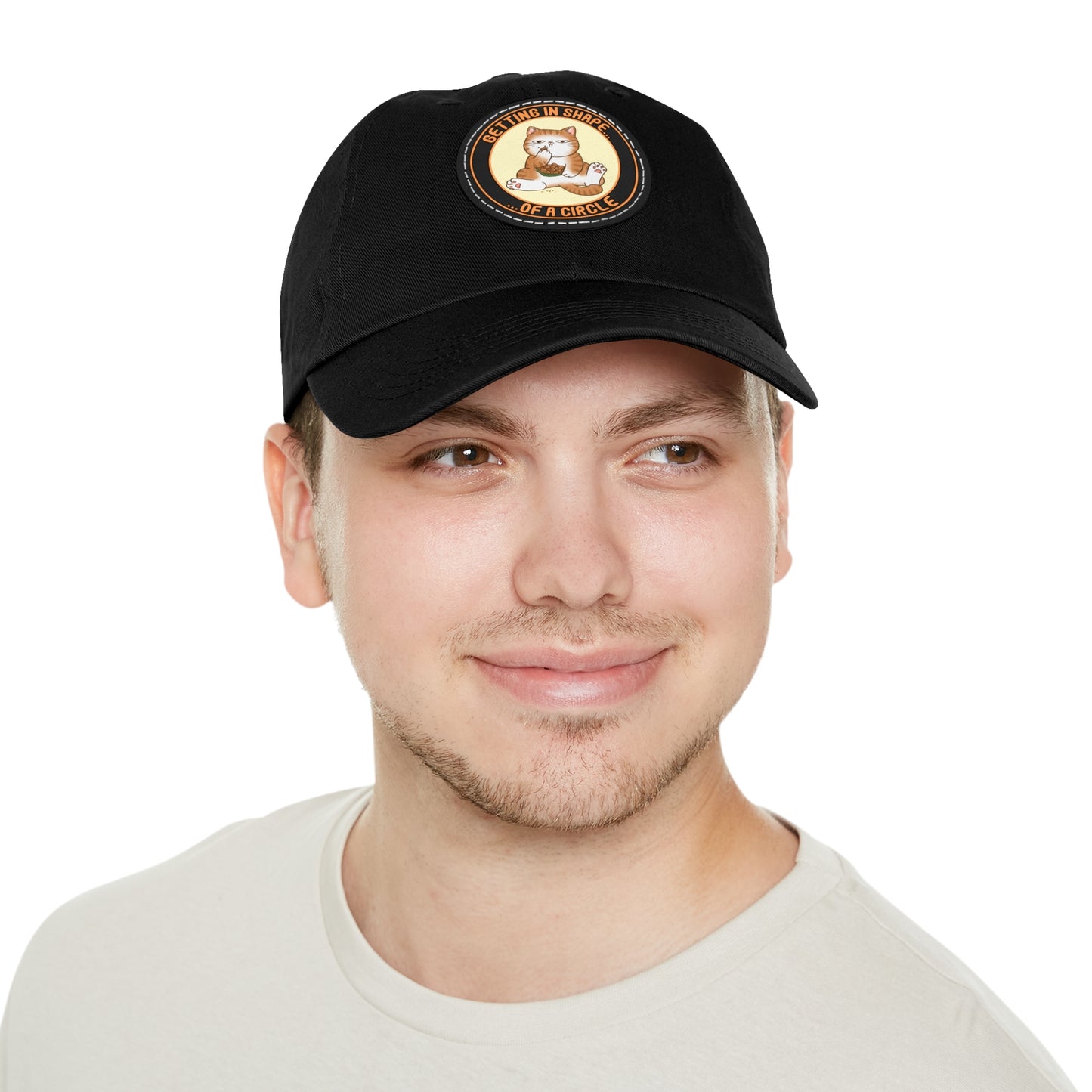 In Shape - Dad Hat with Leather Patch (Round)