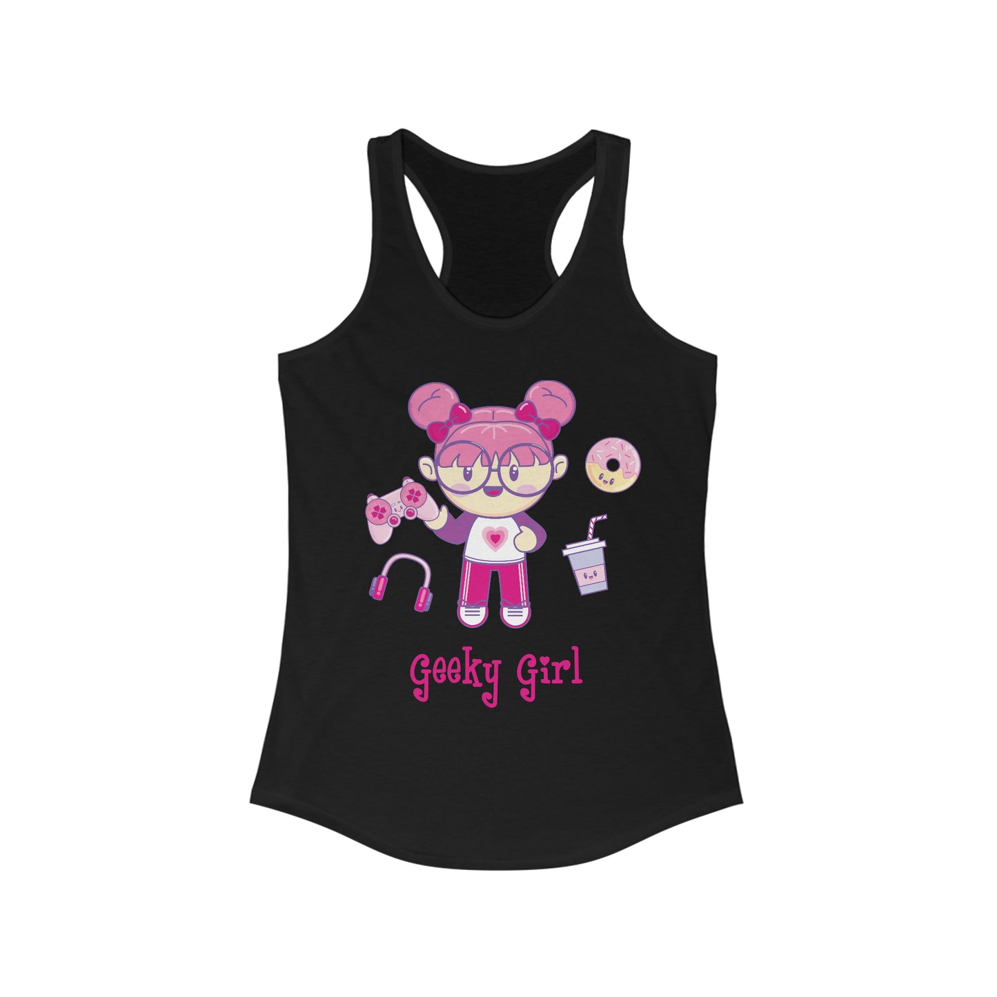 Geek Girl - Women's Ideal Racerback Tank