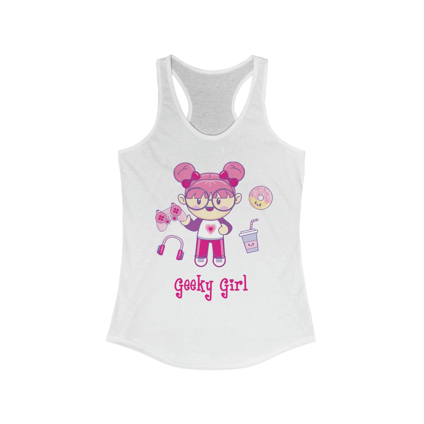 Geek Girl - Women's Ideal Racerback Tank