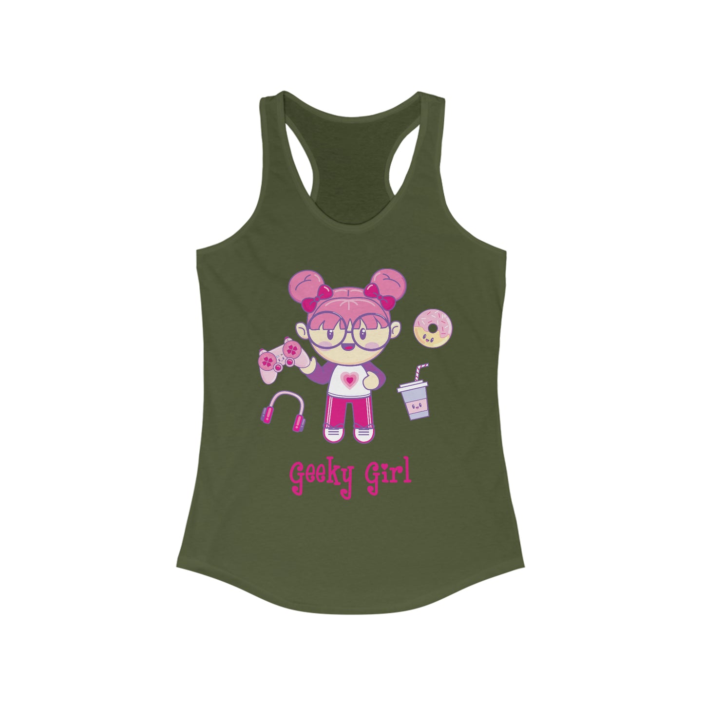 Geek Girl - Women's Ideal Racerback Tank