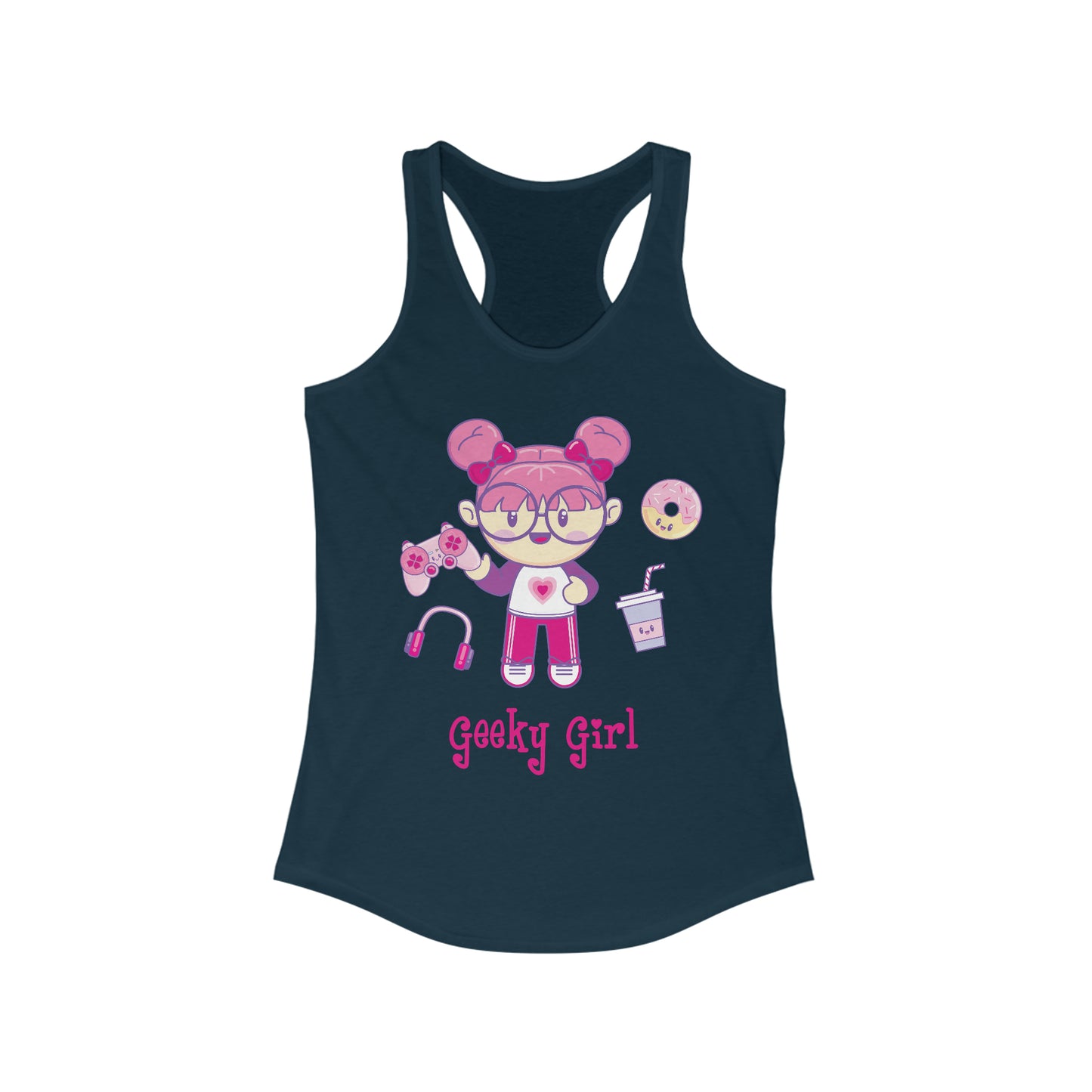 Geek Girl - Women's Ideal Racerback Tank