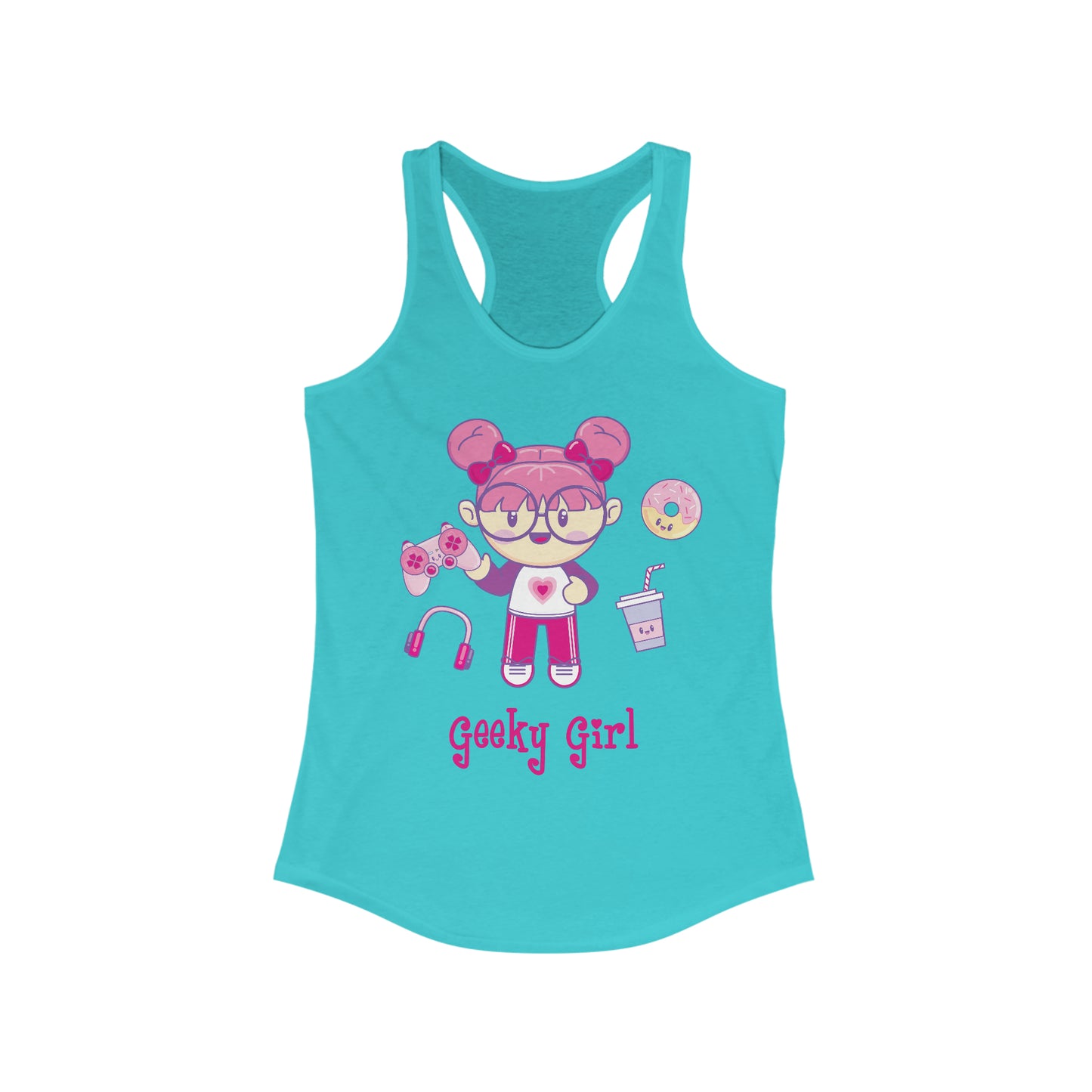 Geek Girl - Women's Ideal Racerback Tank