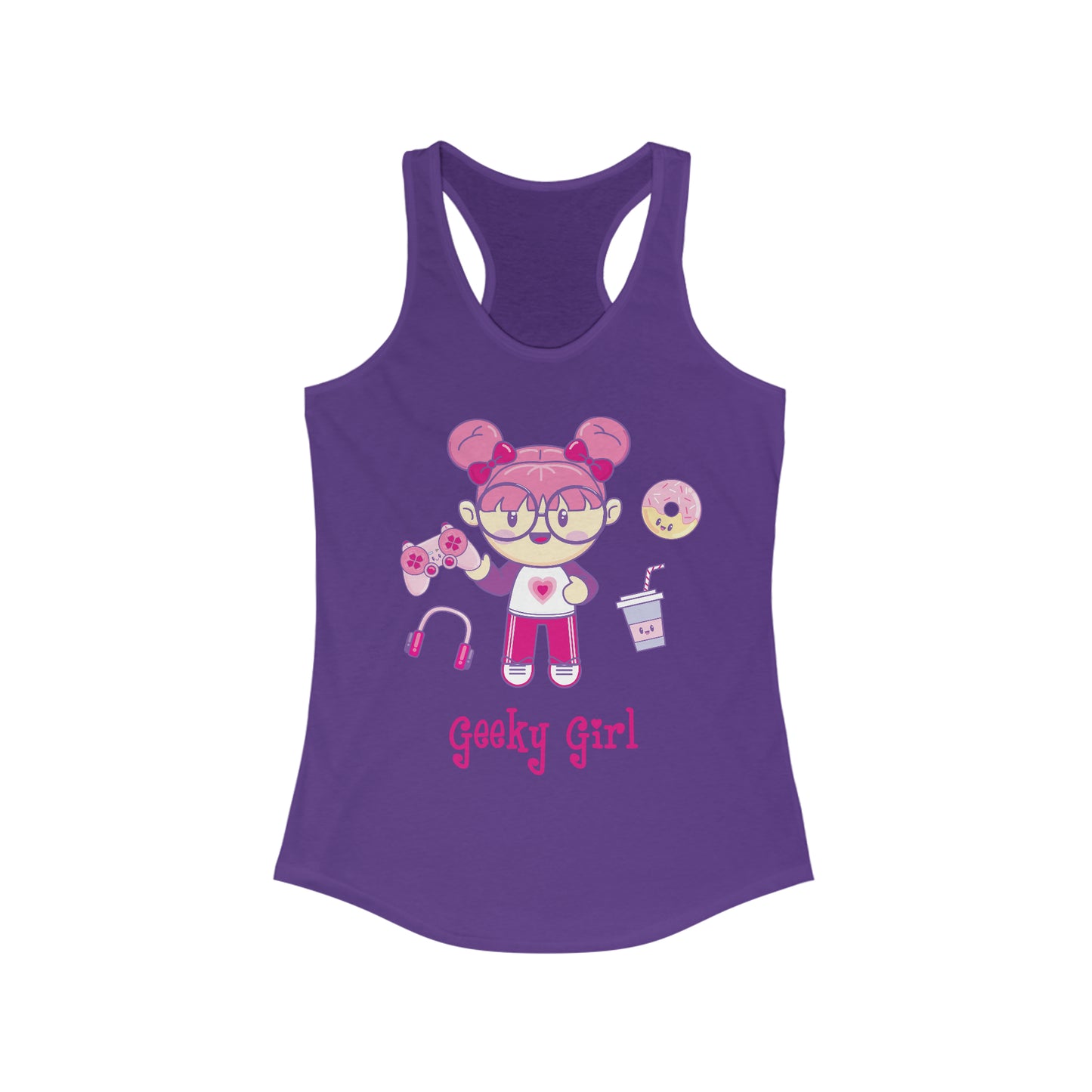 Geek Girl - Women's Ideal Racerback Tank