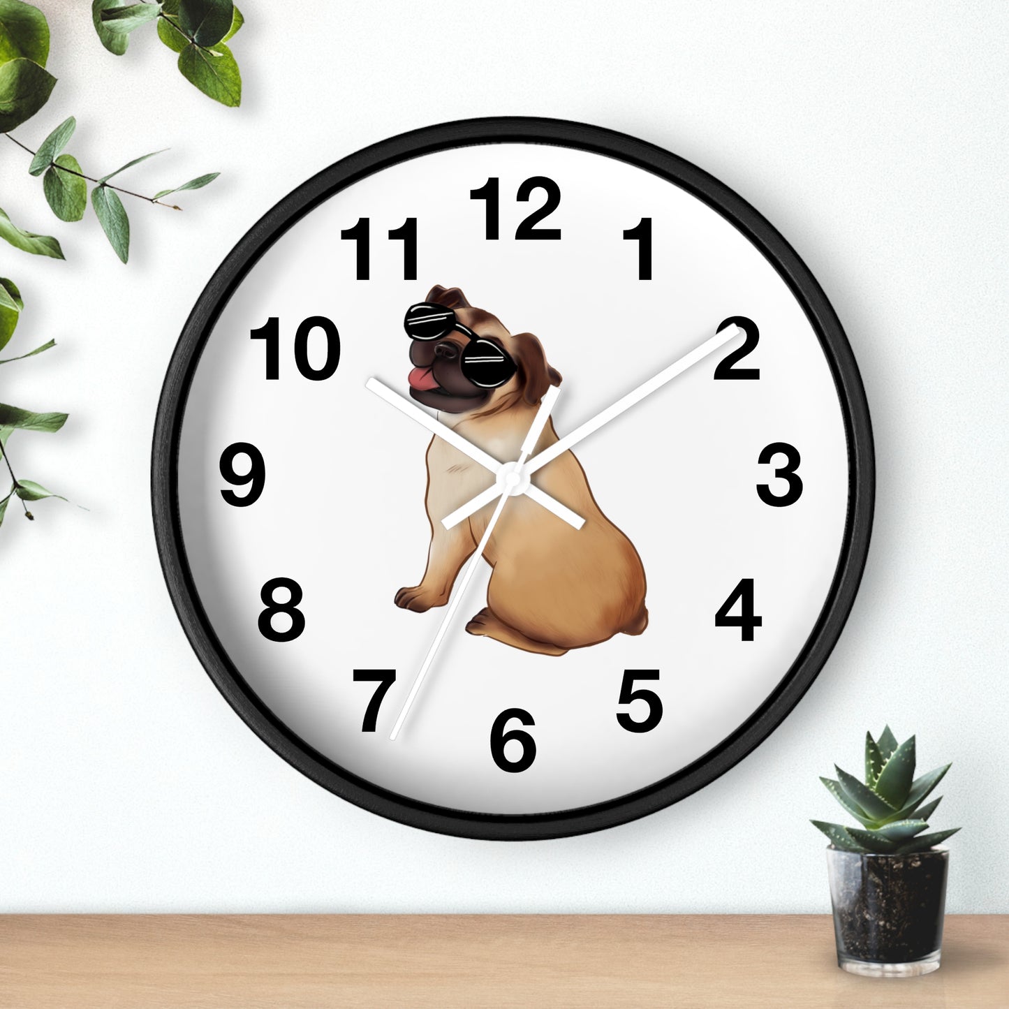 Pug - Wall Clock