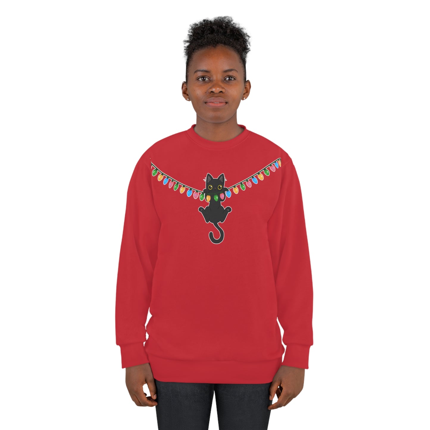 Meow Christmas - Unisex Sweatshirt (AOP)