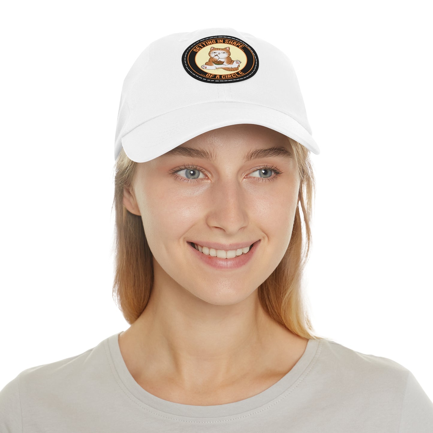 In Shape - Dad Hat with Leather Patch (Round)