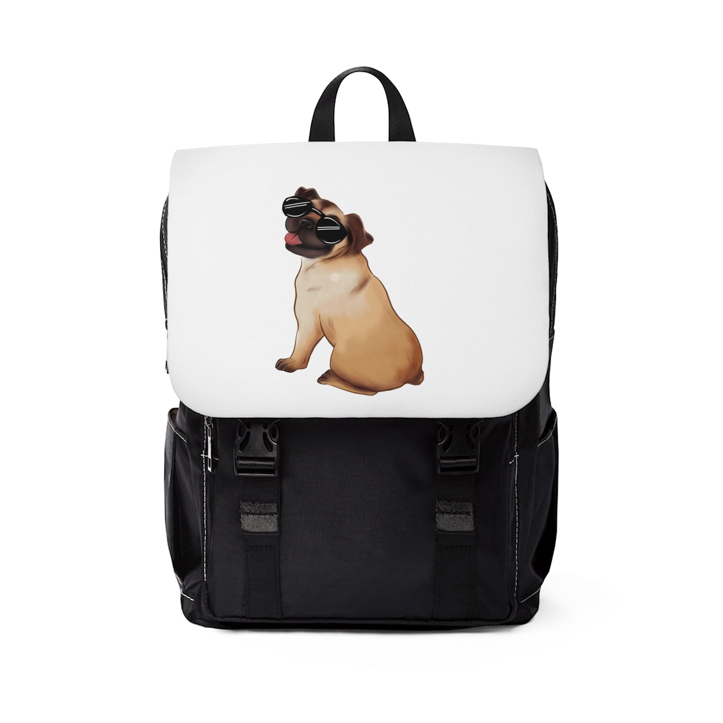 Pug - Unisex Casual Shoulder Backpack