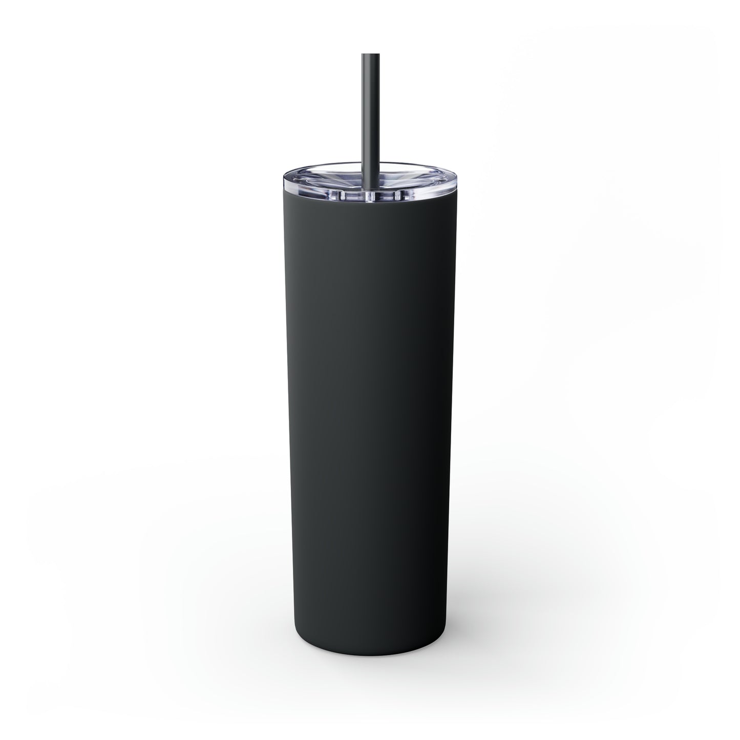 AM/PM - Skinny Tumbler with Straw, 20oz