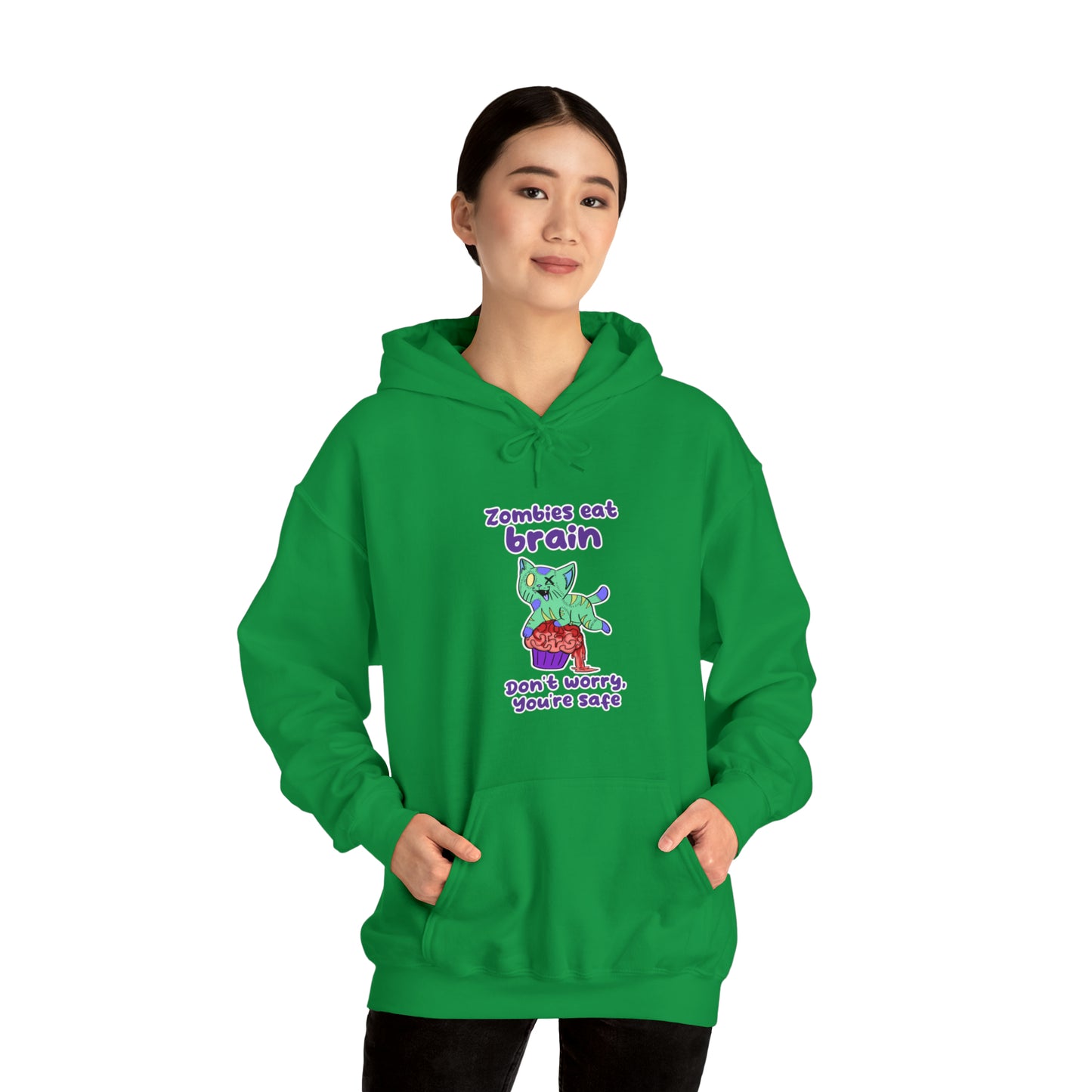 Zombie Cat - Unisex Heavy Blend™ Hooded Sweatshirt